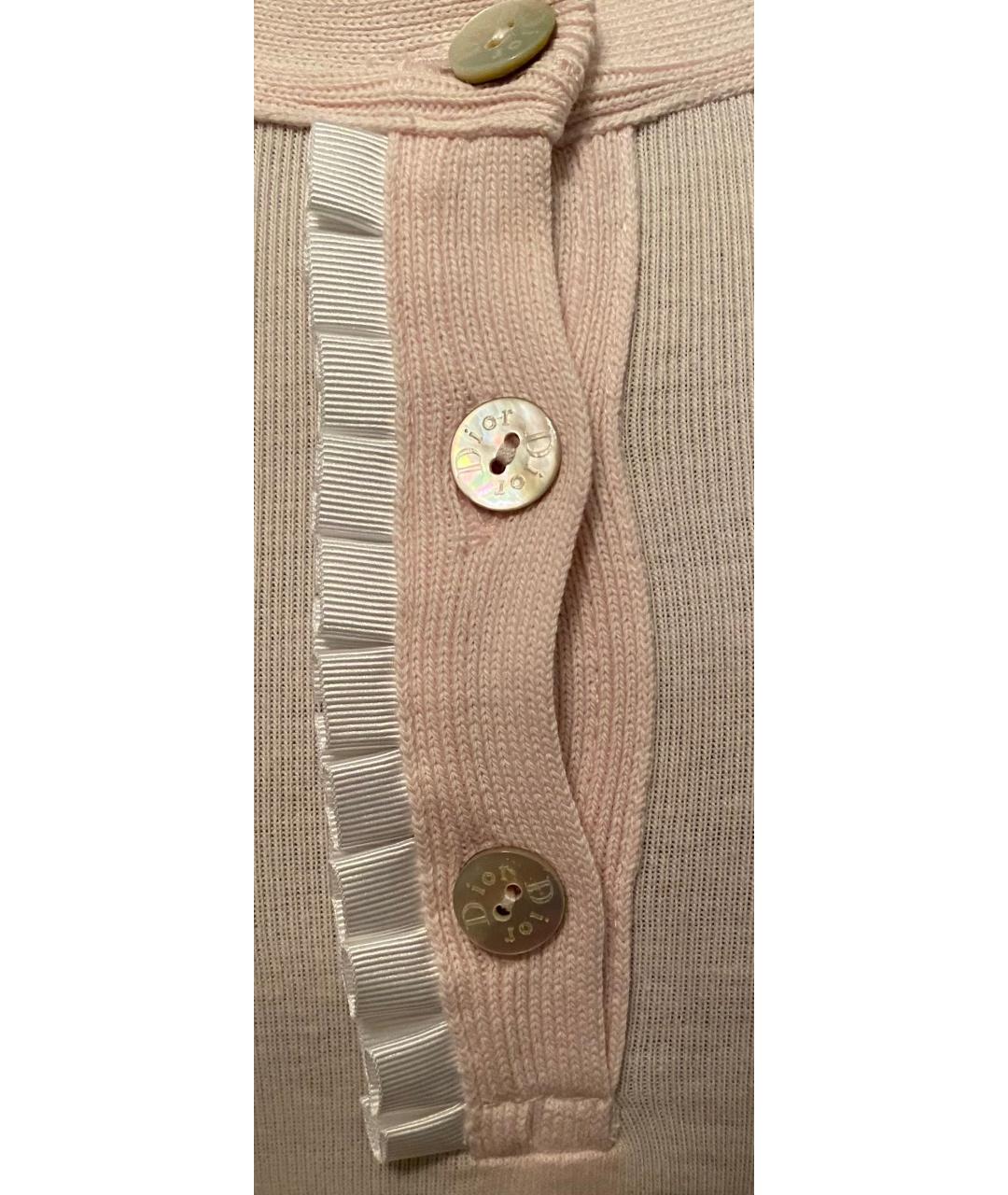 CHRISTIAN DIOR Розовый хлопковый детская футболка / топ, фото 2