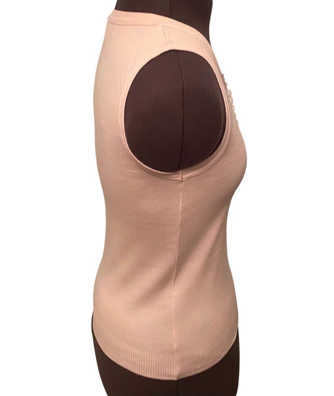 CHRISTIAN DIOR Розовый хлопковый детская футболка / топ, фото 4