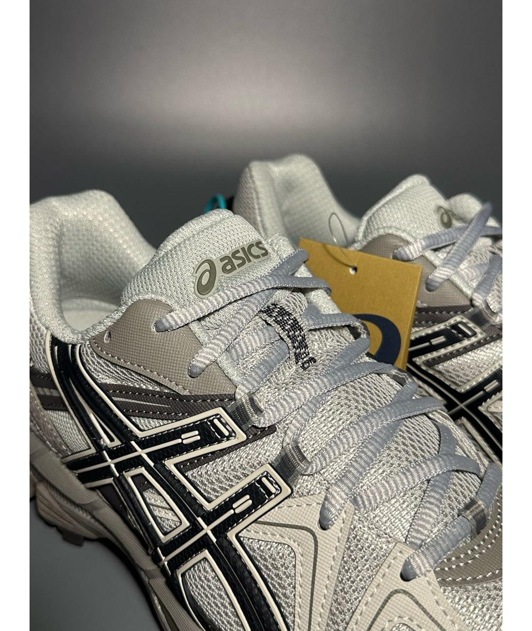 ASICS Серые синтетические низкие кроссовки / кеды, фото 7