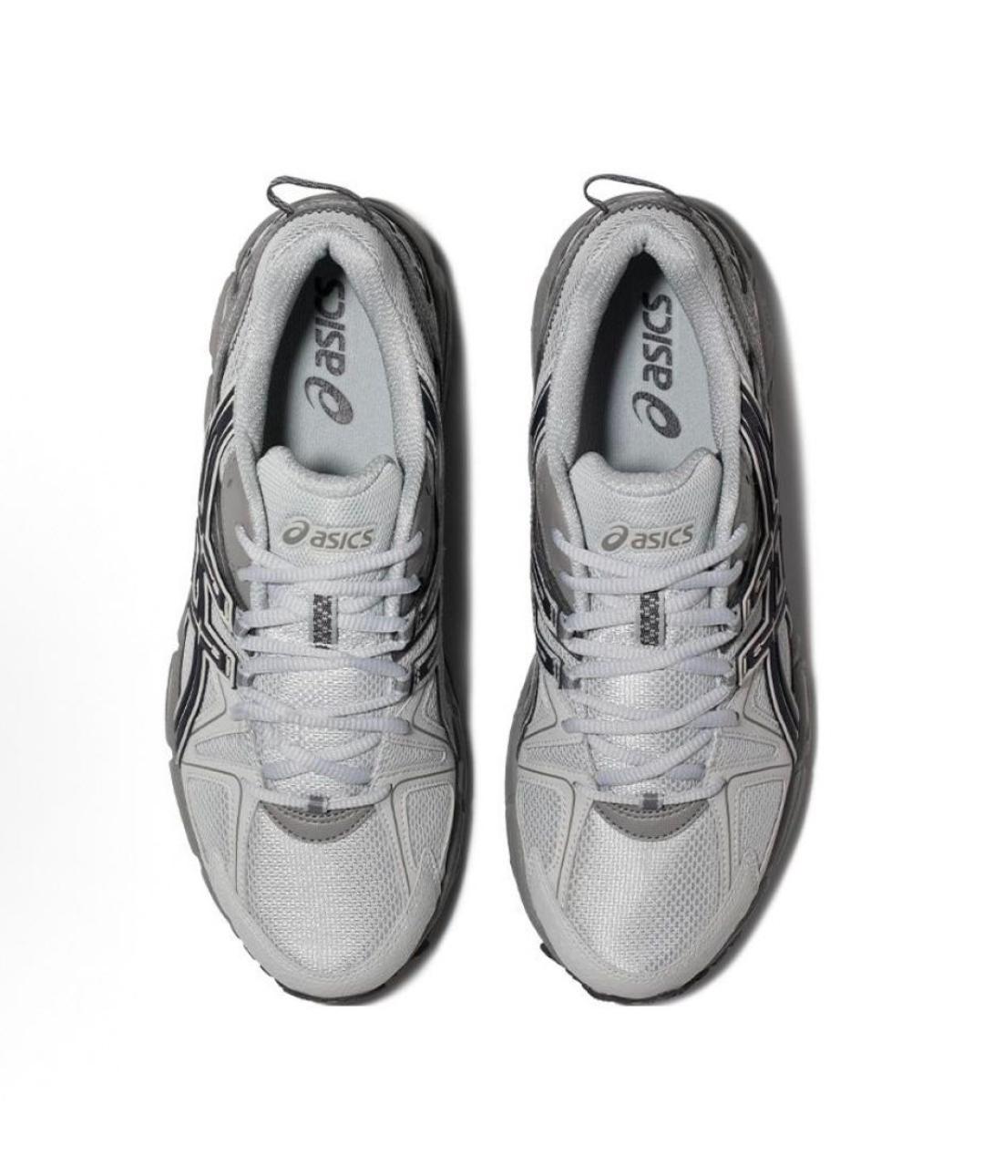 ASICS Серые синтетические низкие кроссовки / кеды, фото 3