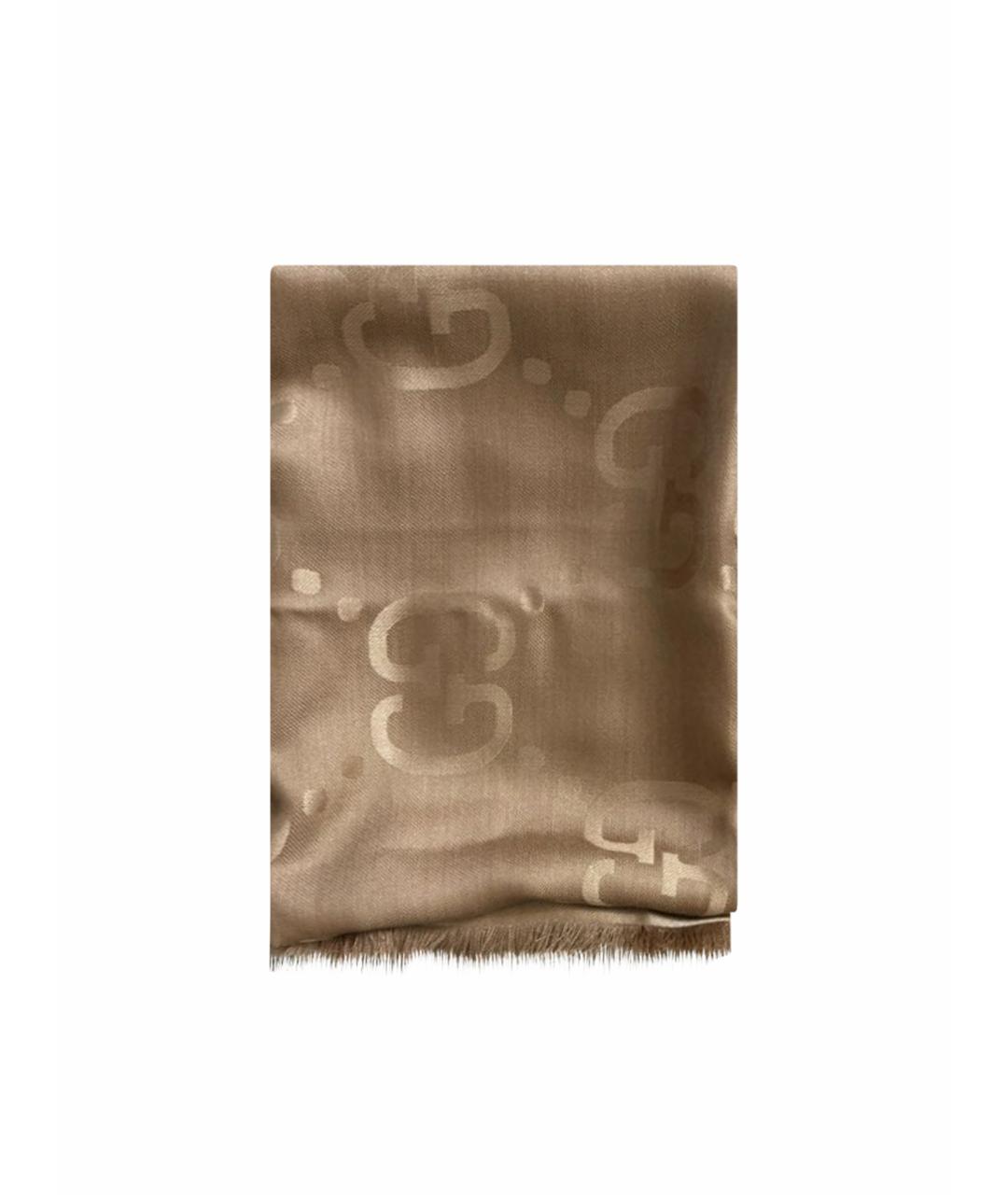 VALENTINO Коричневый шарф, фото 1