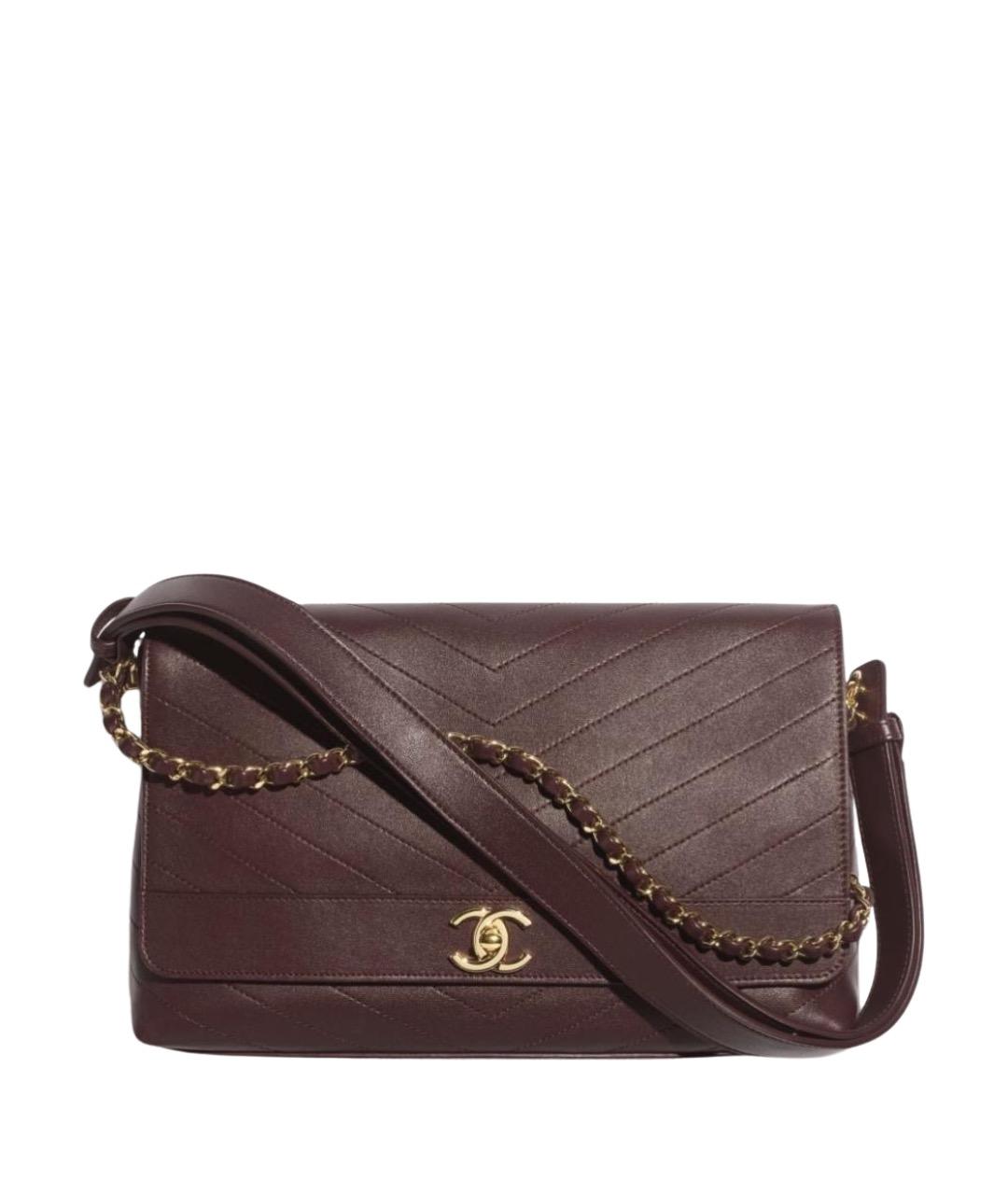 CHANEL Коричневая кожаная сумка тоут, фото 1