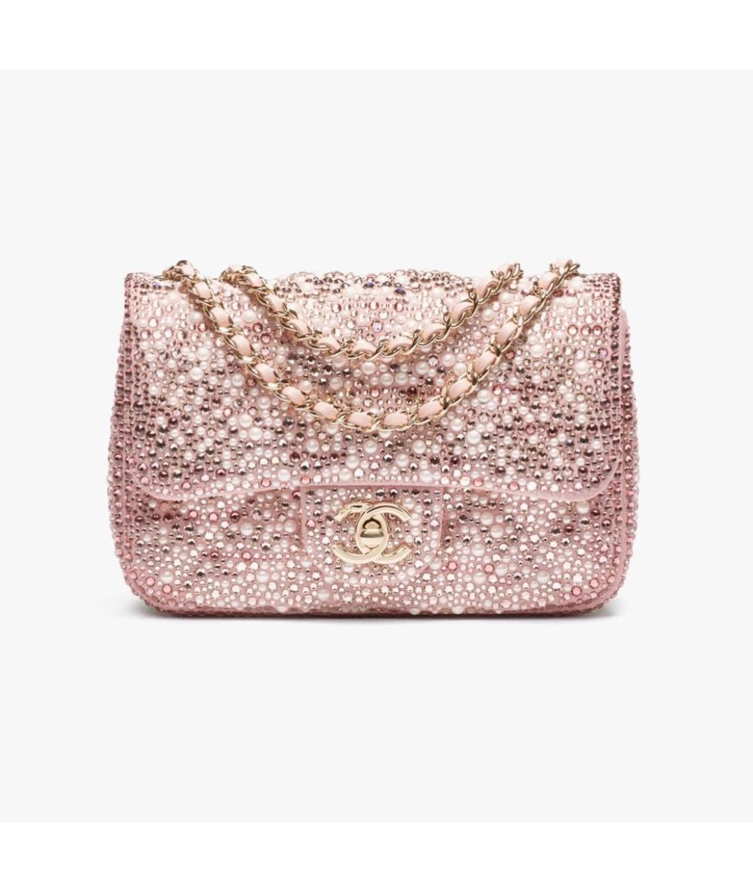 CHANEL Розовая сумка через плечо, фото 3