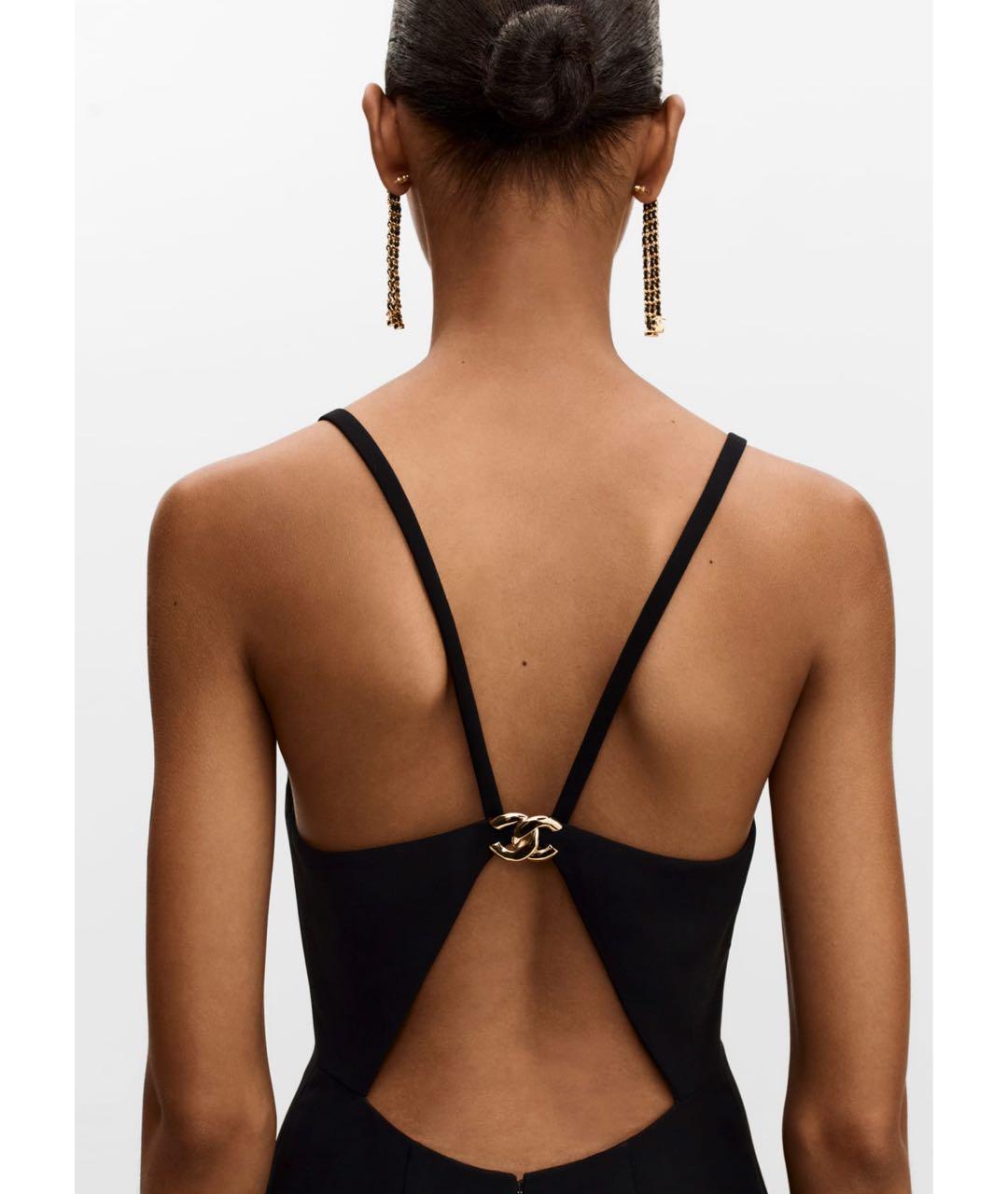 CHANEL Черное коктейльное платье, фото 3