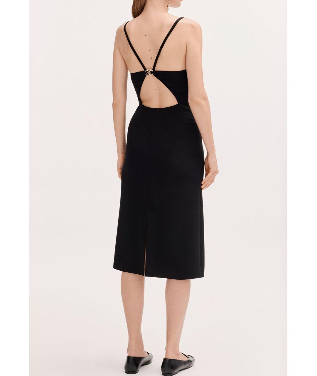 CHANEL Черное коктейльное платье, фото 2