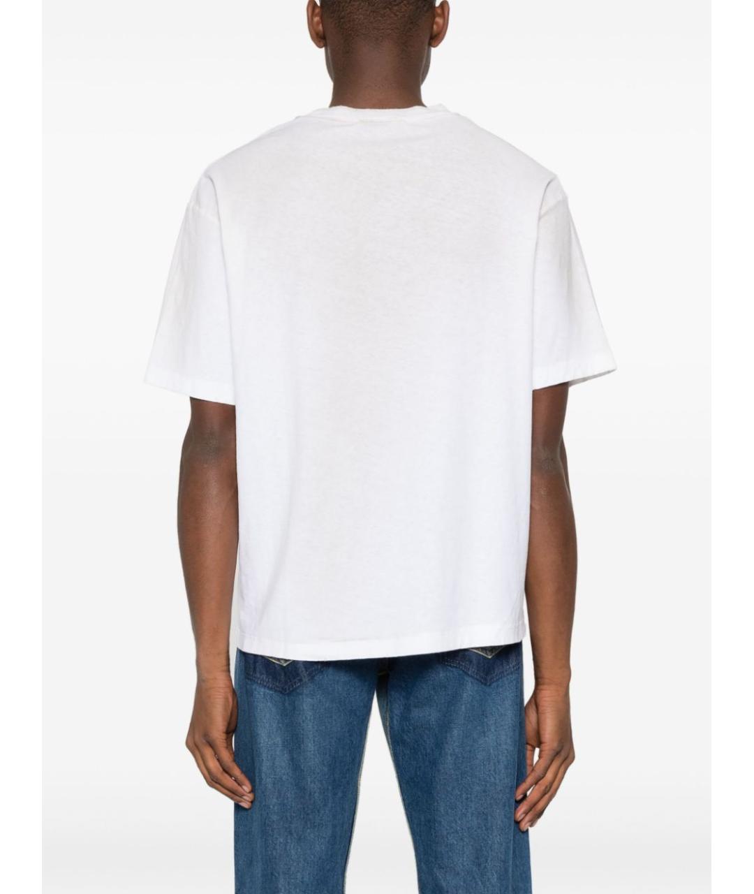 ACNE STUDIOS Белая хлопковая футболка, фото 5