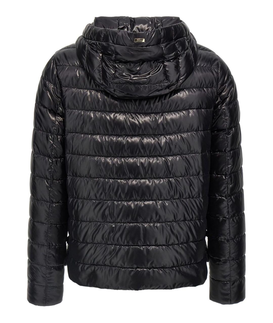 HERNO Черная куртка, фото 4