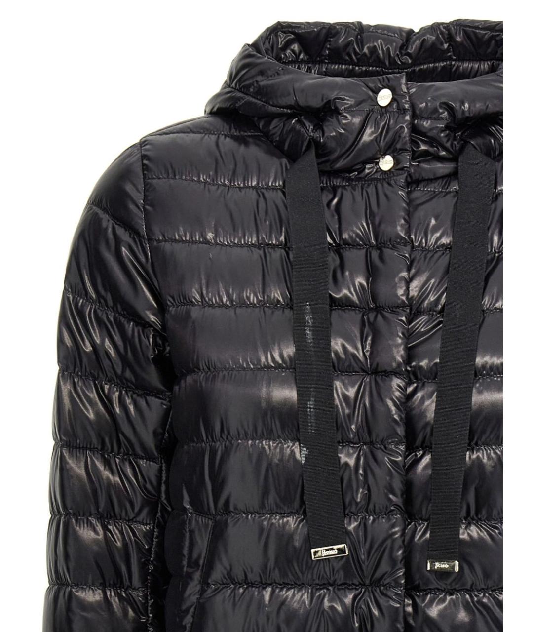 HERNO Черная куртка, фото 2