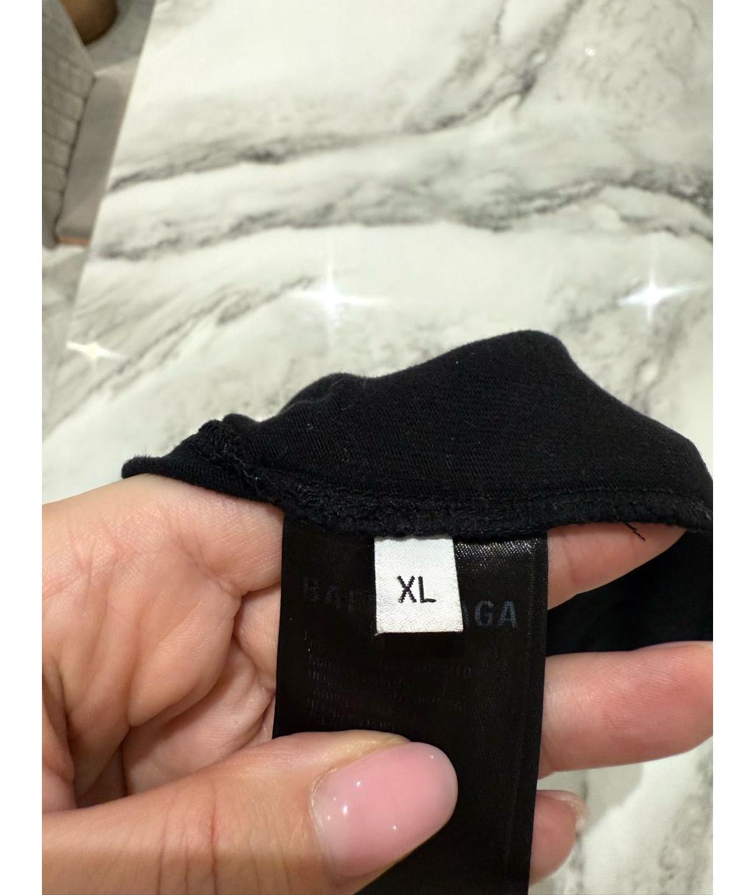 BALENCIAGA Серая хлопко-эластановая майка, фото 4