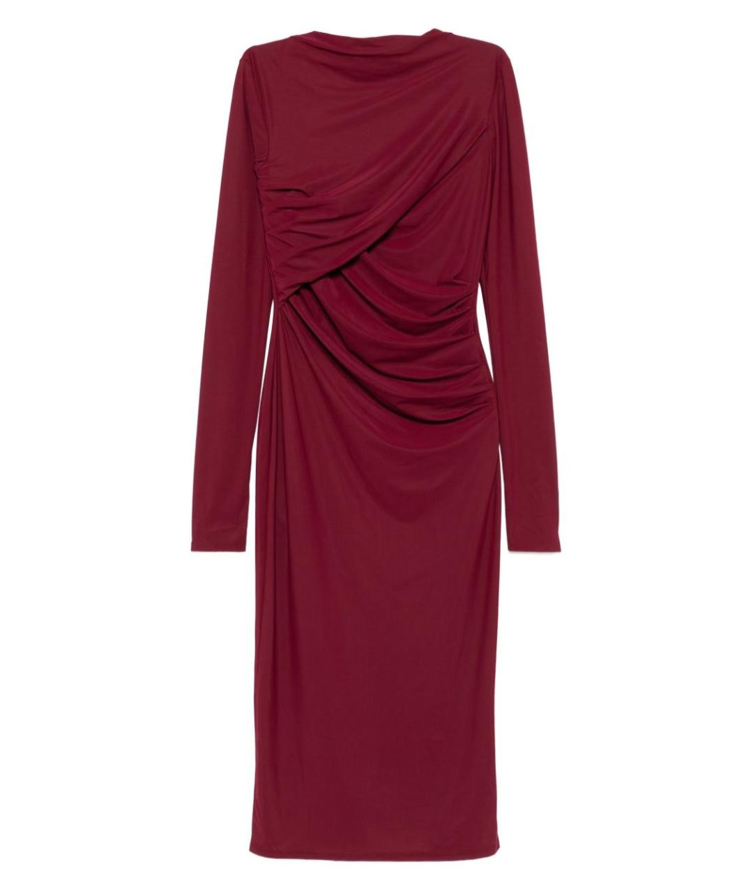 AMAZUIN Бордовое полиамидовое вечернее платье, фото 1