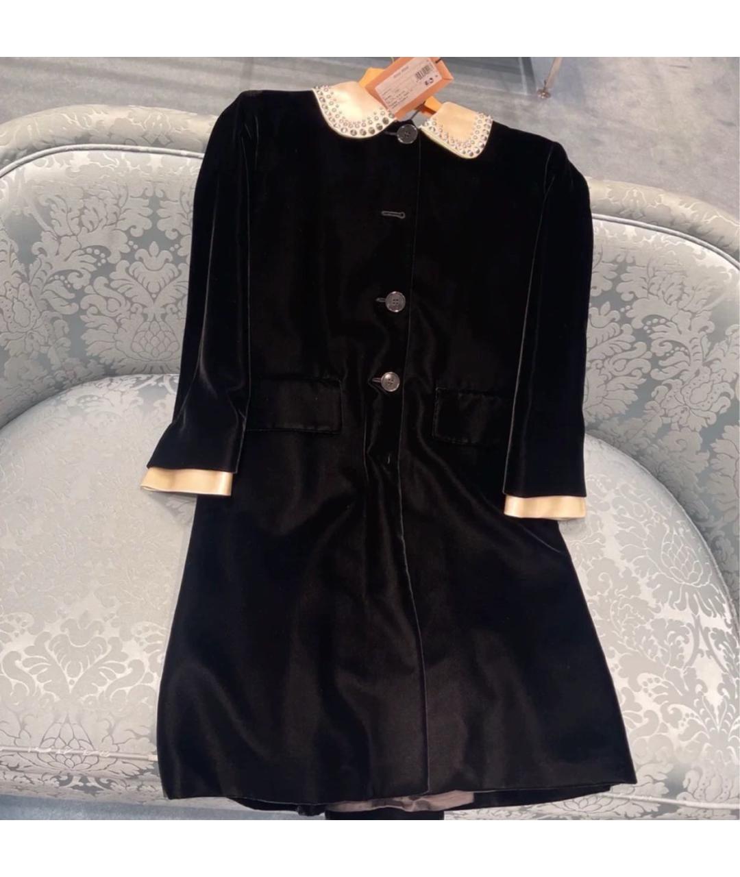 MIU MIU Черное повседневное платье, фото 5