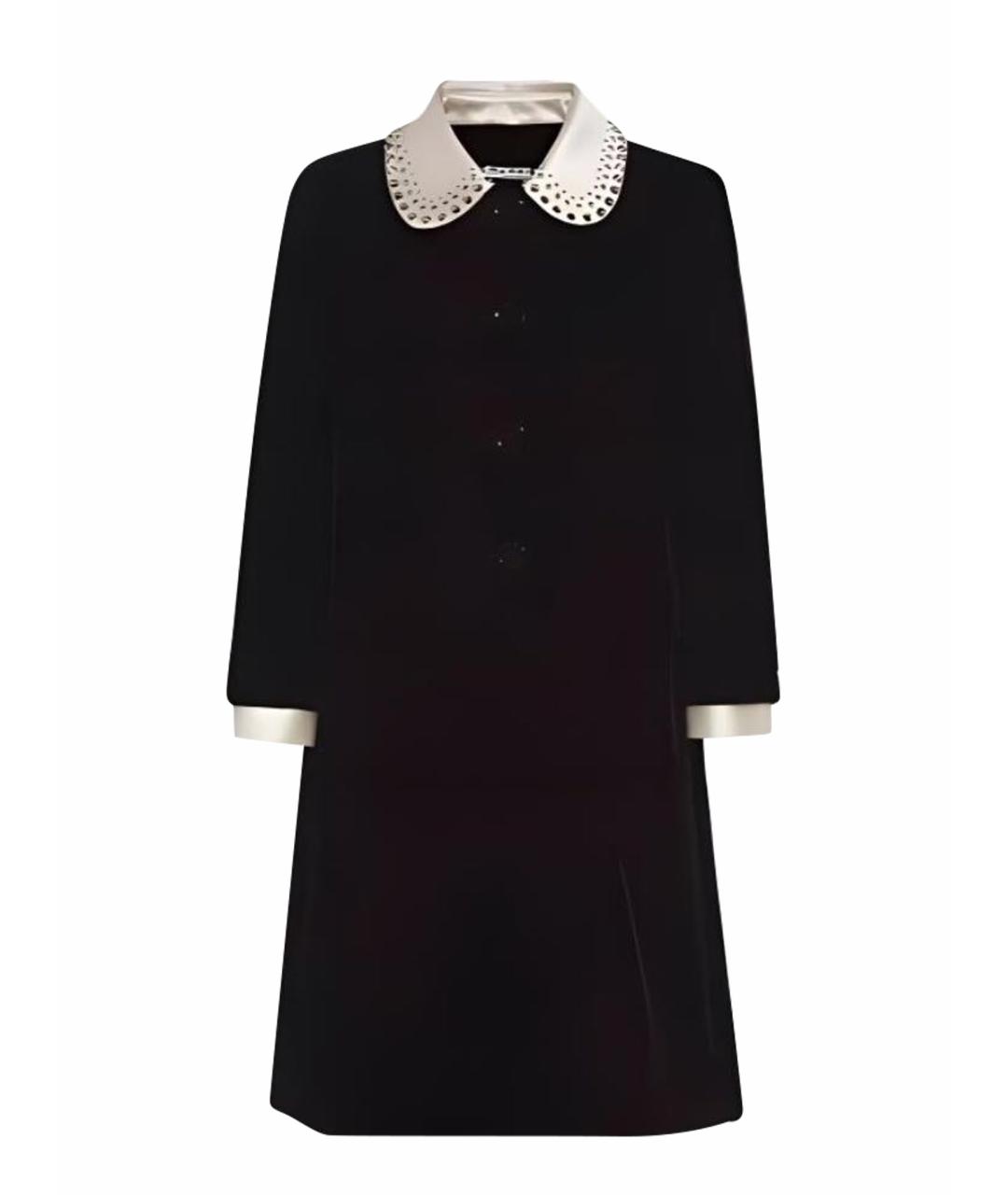 MIU MIU Черное повседневное платье, фото 1
