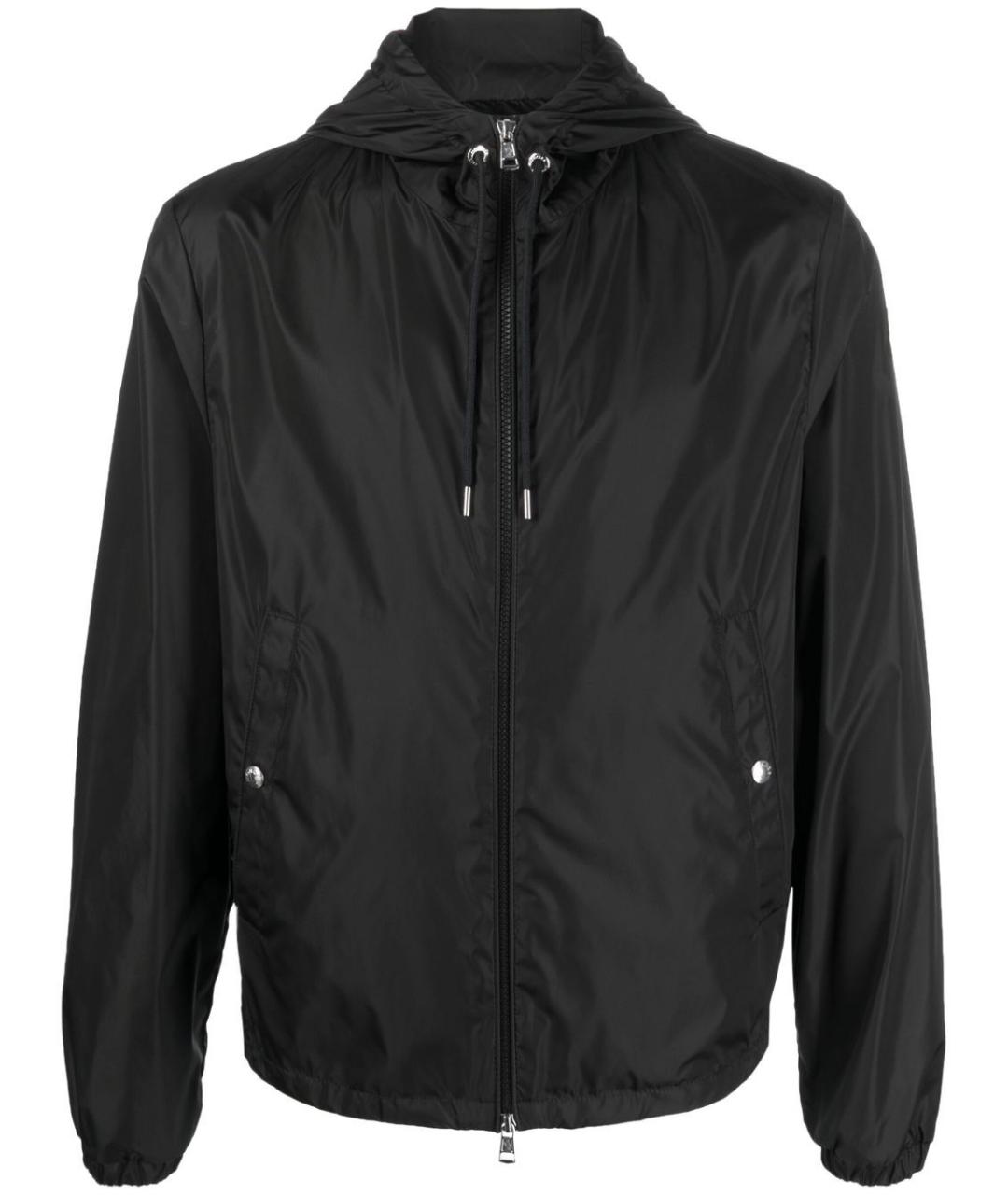 MONCLER Черная полиамидовая куртка, фото 1