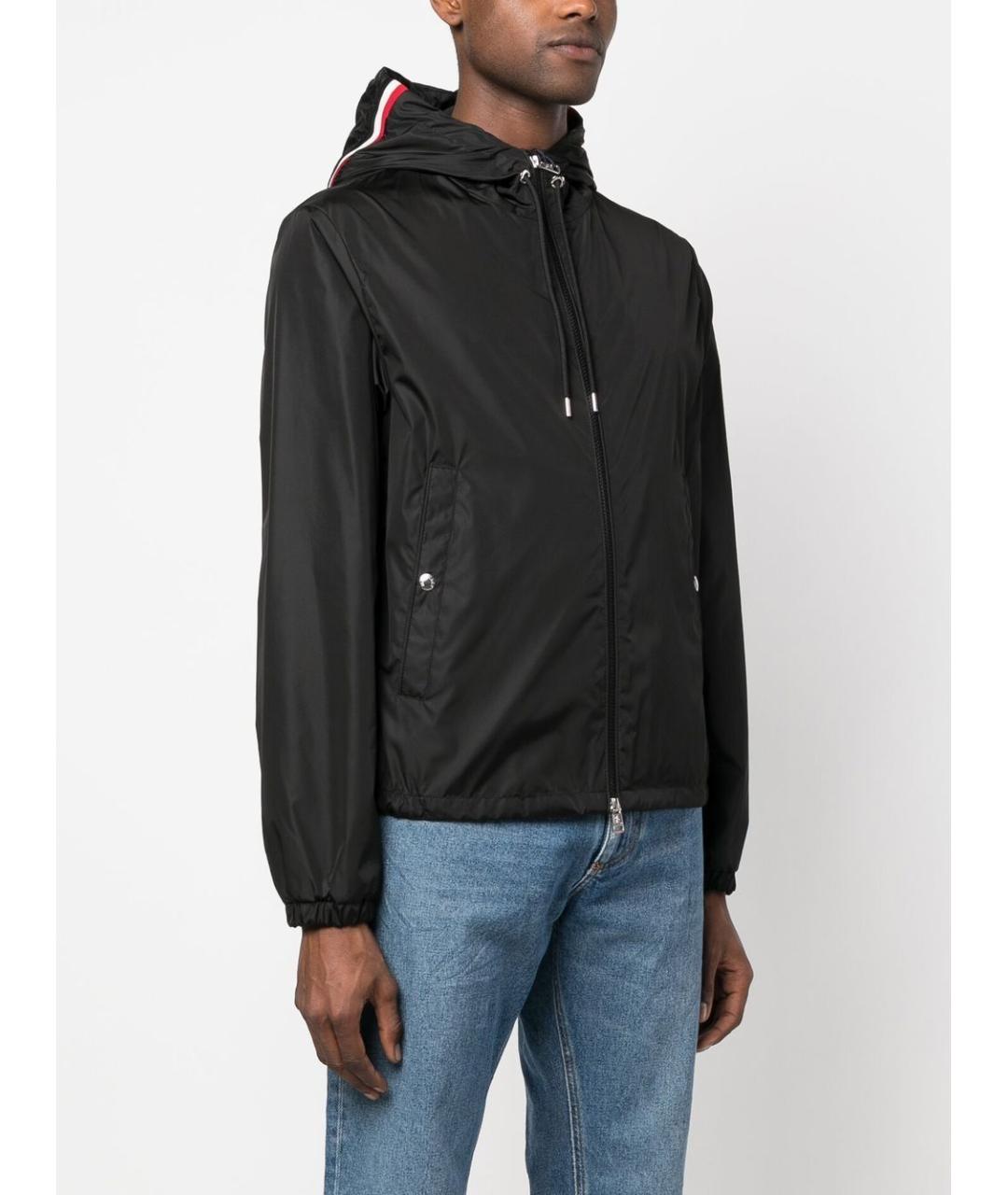 MONCLER Черная полиамидовая куртка, фото 2