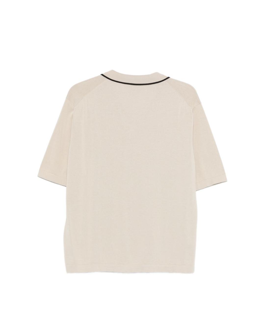 ASPESI Бежевая хлопковая кэжуал рубашка, фото 3