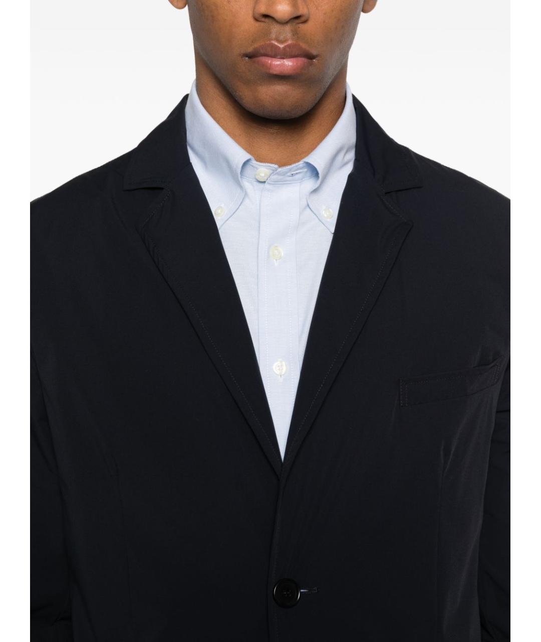 ASPESI Темно-синий полиамидовый пиджак, фото 3