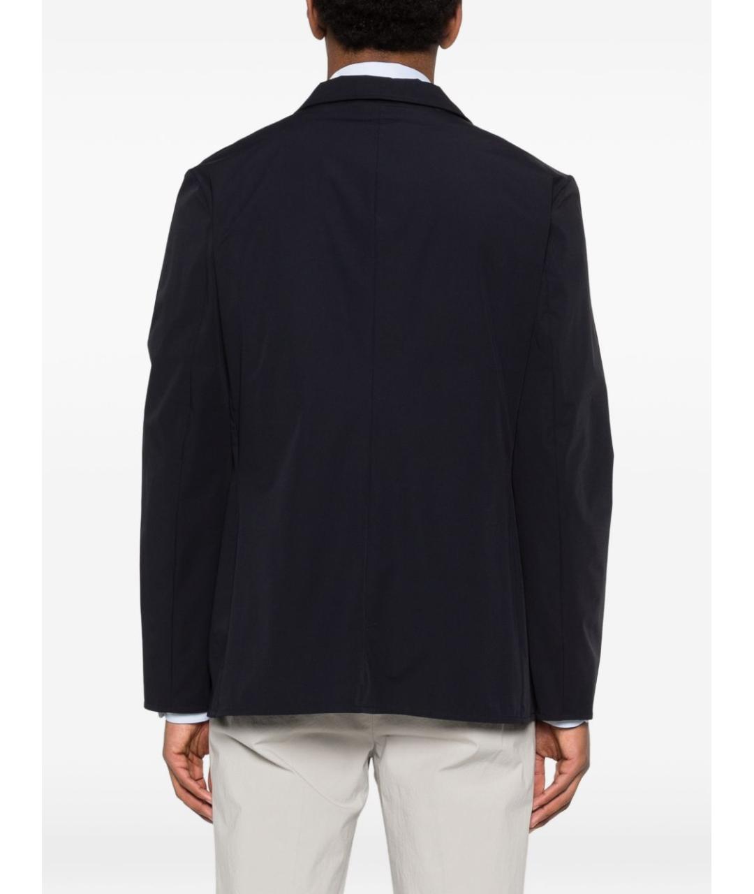 ASPESI Темно-синий полиамидовый пиджак, фото 5