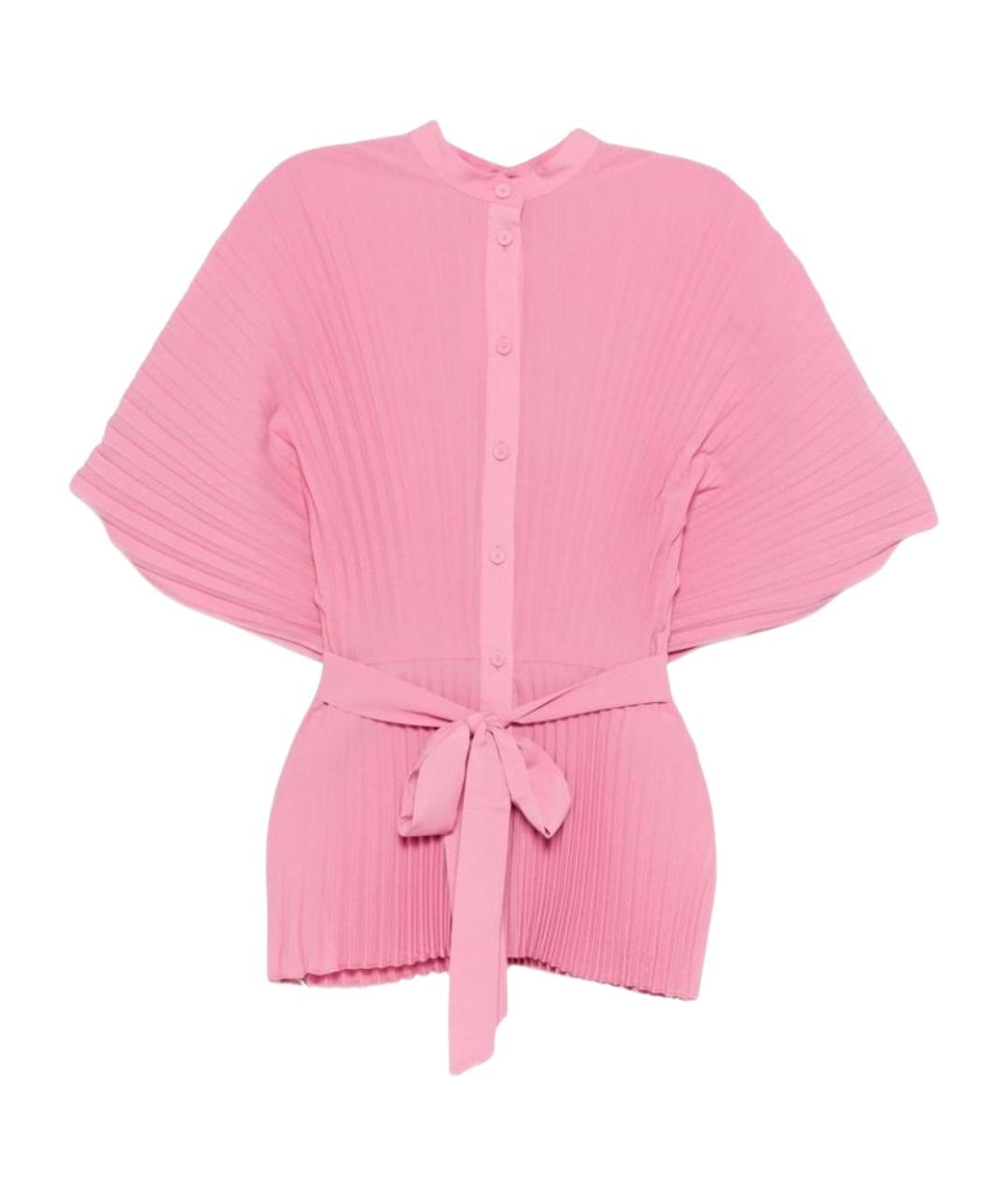 TWIN-SET Розовая полиамидовая блузы, фото 1