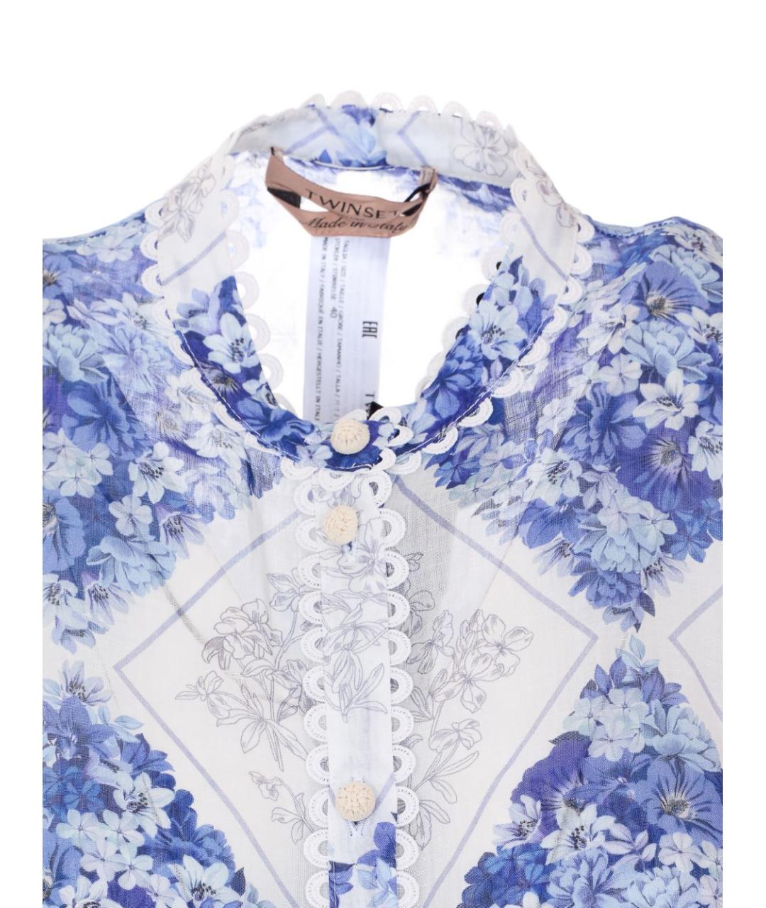 TWIN-SET Синяя рубашка, фото 3