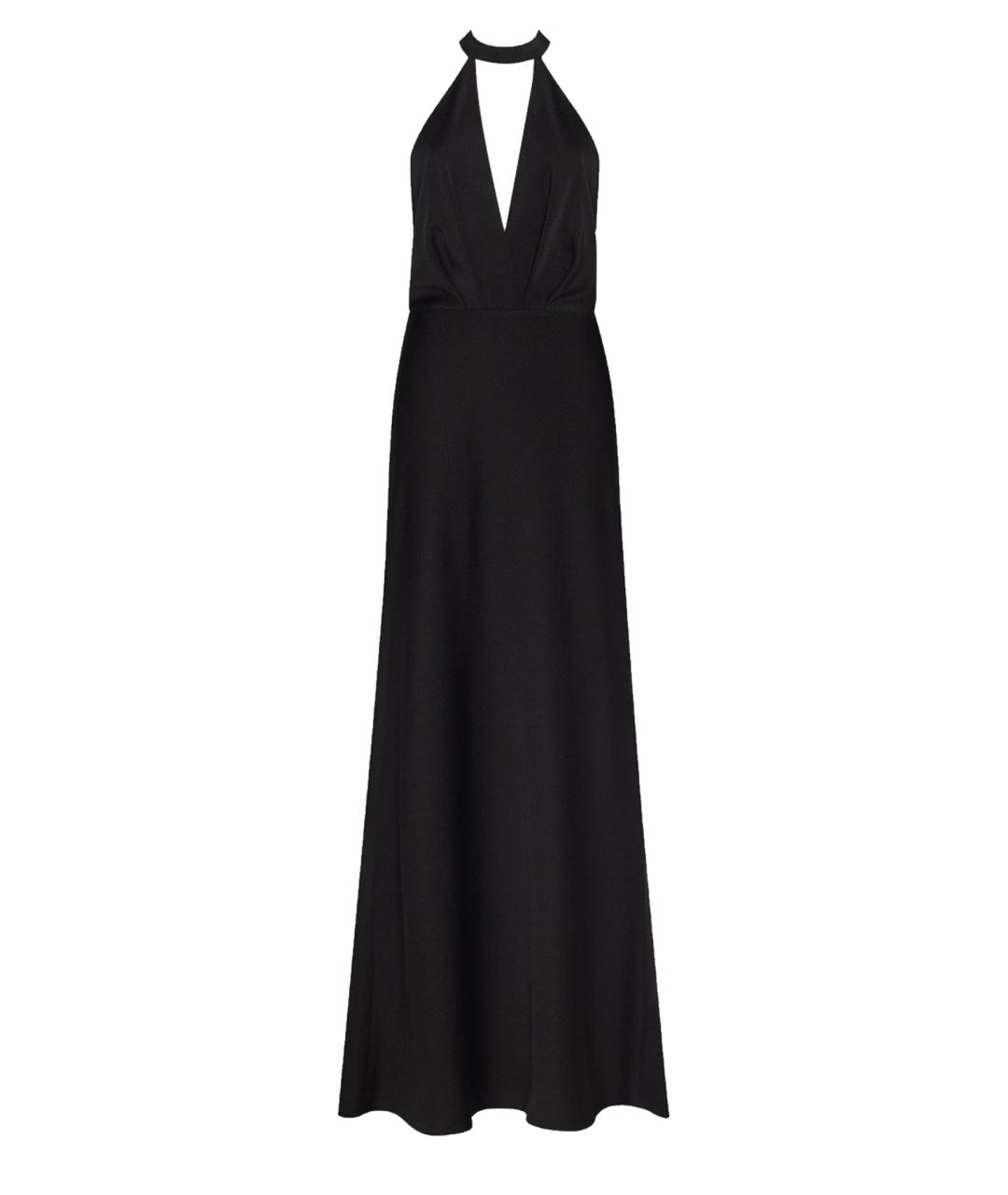 CHANEL Черное шелковое вечернее платье, фото 1