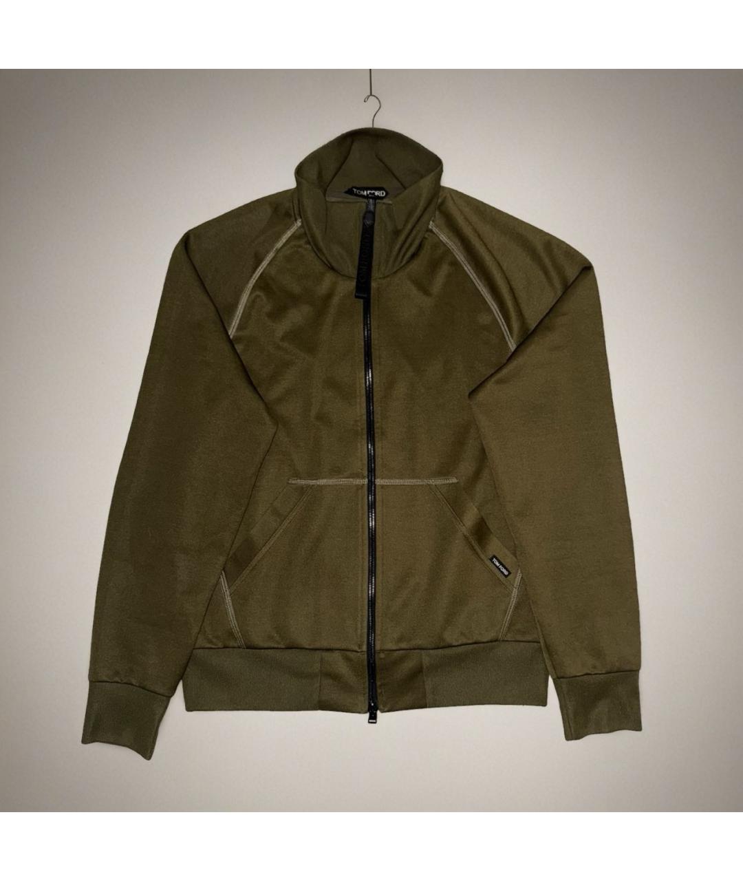 TOM FORD Хаки хлопковый спортивный костюм, фото 5