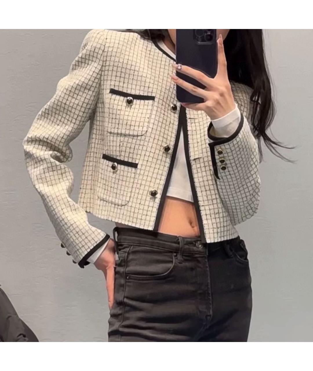 MIU MIU Бежевый жакет/пиджак, фото 6