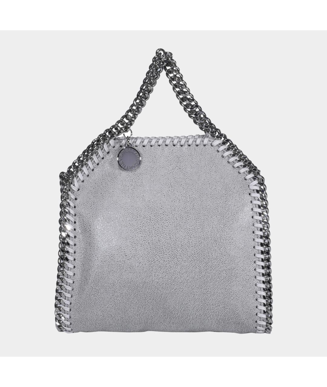 STELLA MCCARTNEY Серая синтетическая сумка тоут, фото 3