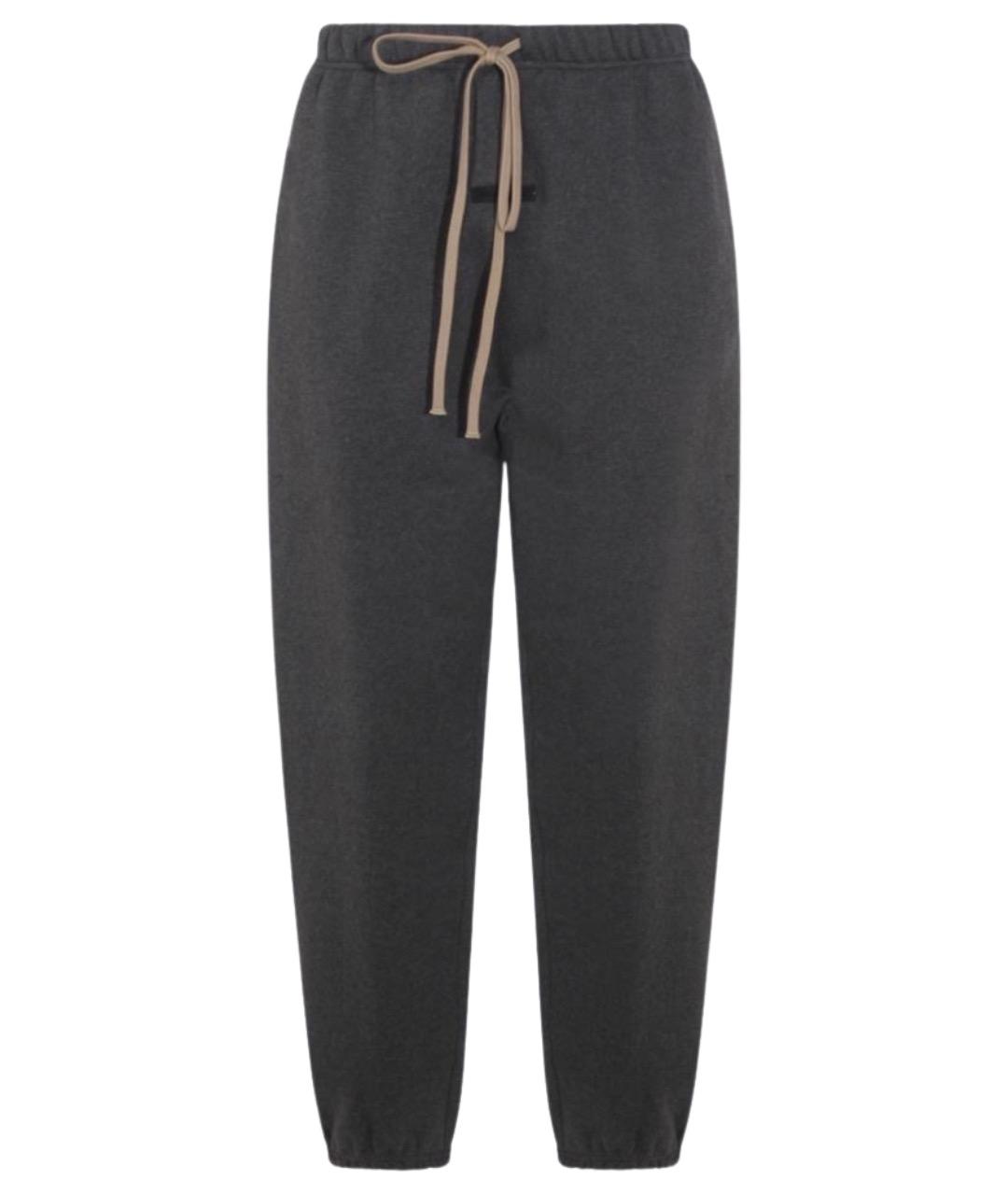 FEAR OF GOD ESSENTIALS Серые хлопковые повседневные брюки, фото 1