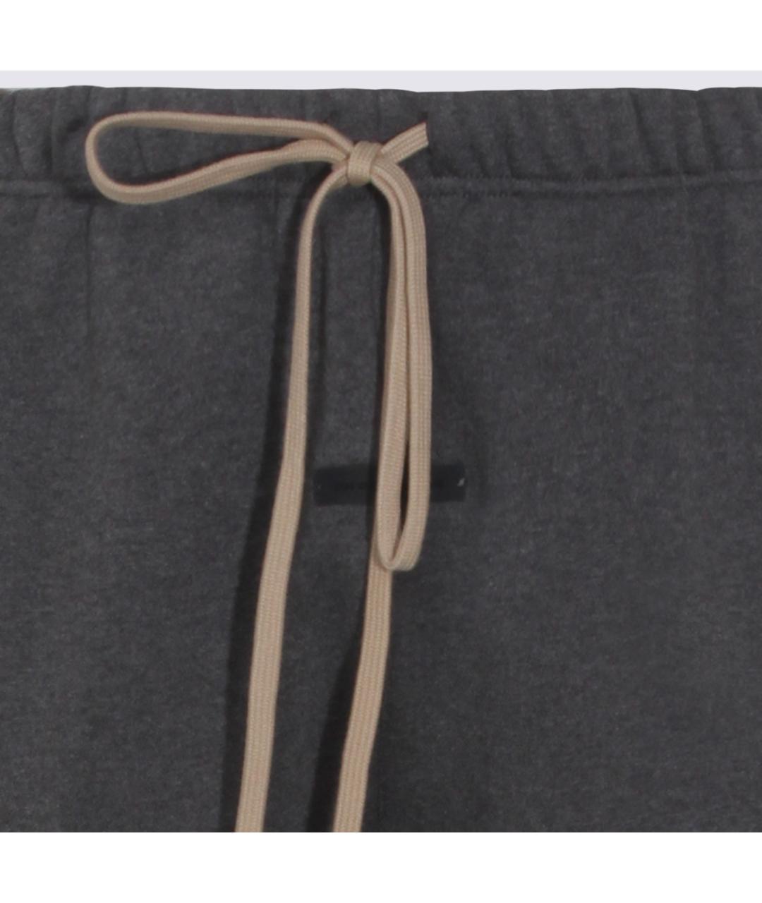 FEAR OF GOD ESSENTIALS Серые хлопковые повседневные брюки, фото 3
