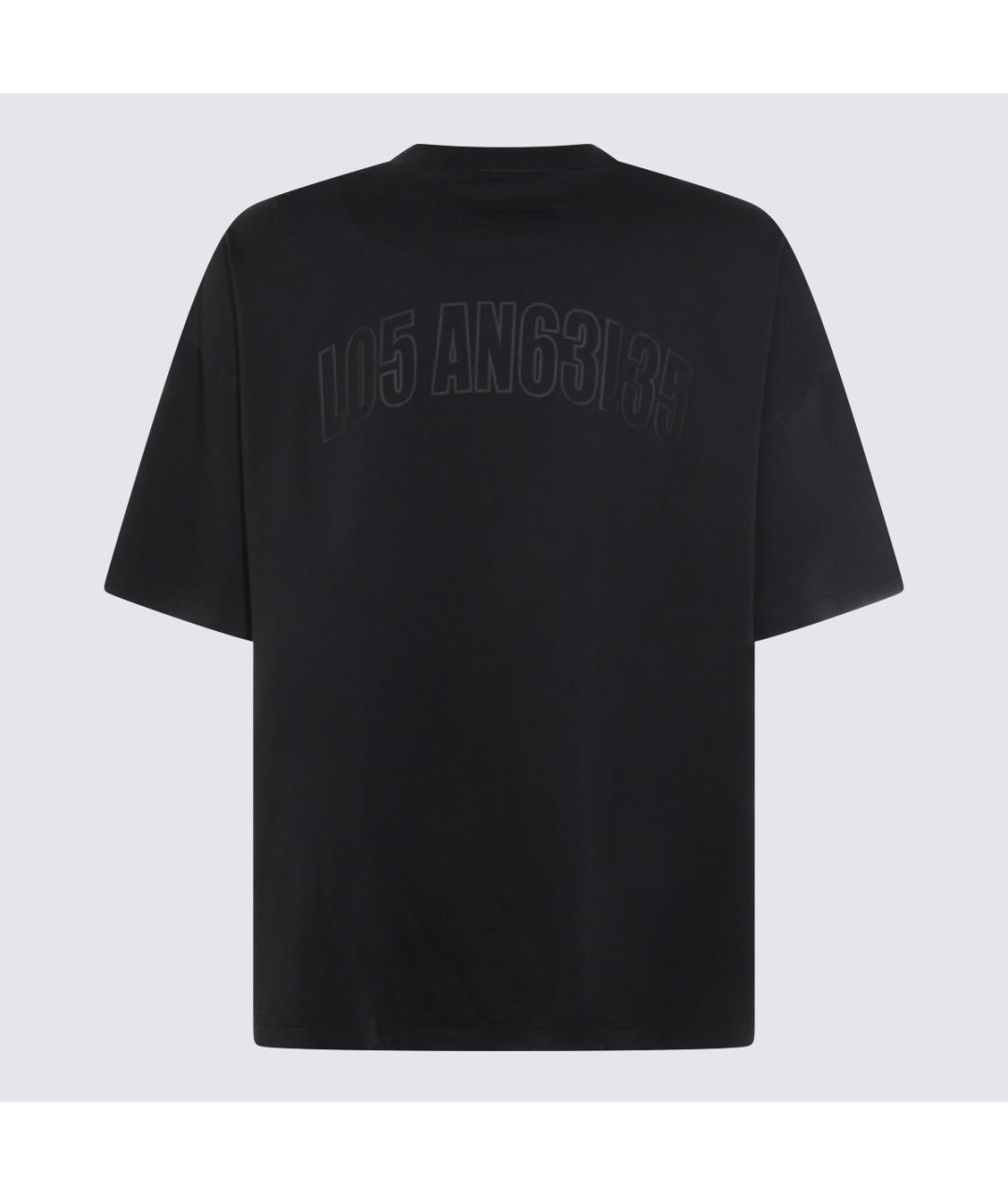 FEAR OF GOD ESSENTIALS Черная хлопковая футболка, фото 2