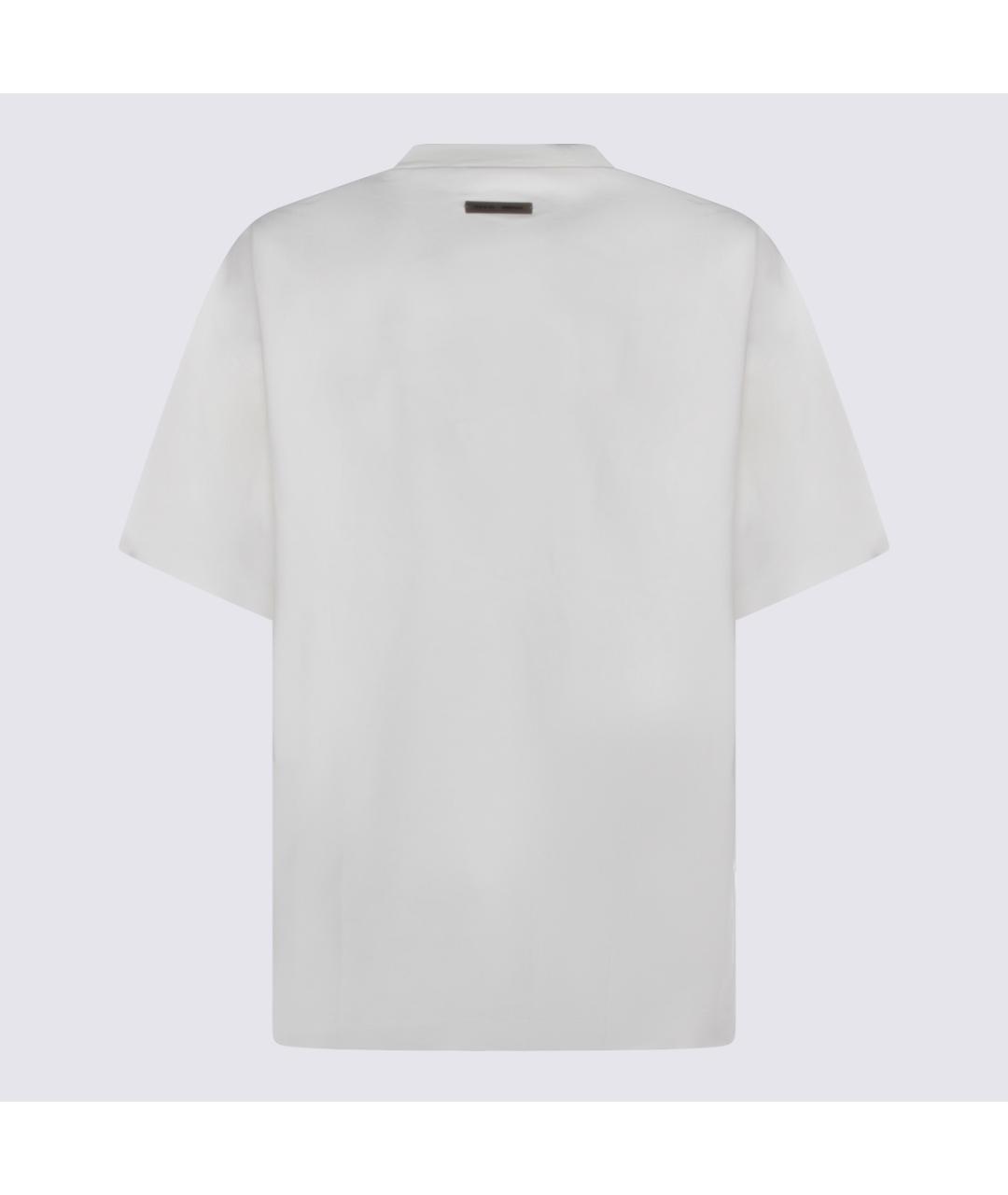 FEAR OF GOD ESSENTIALS Белая хлопко-полиэстеровая футболка, фото 2
