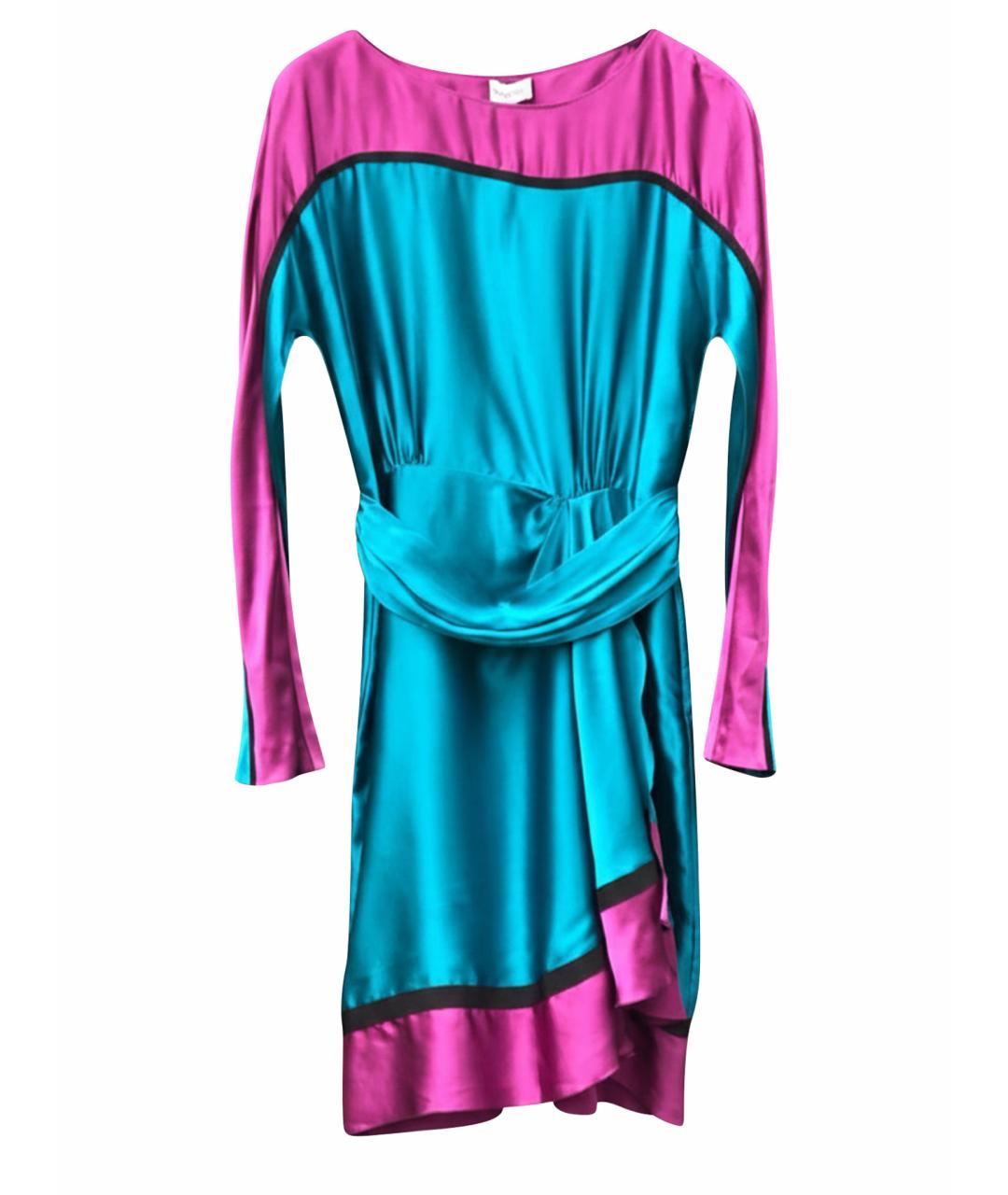 ALBERTA FERRETTI Шелковое повседневное платье, фото 1