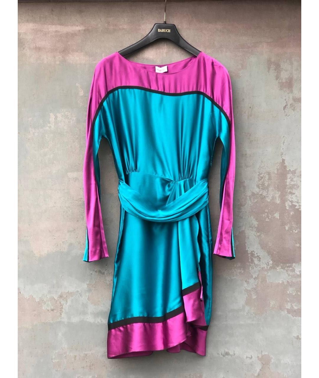 ALBERTA FERRETTI Шелковое повседневное платье, фото 7