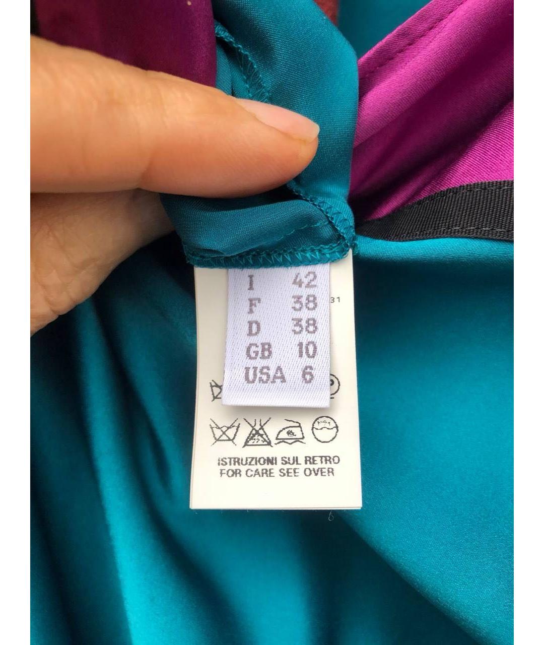 ALBERTA FERRETTI Шелковое повседневное платье, фото 3