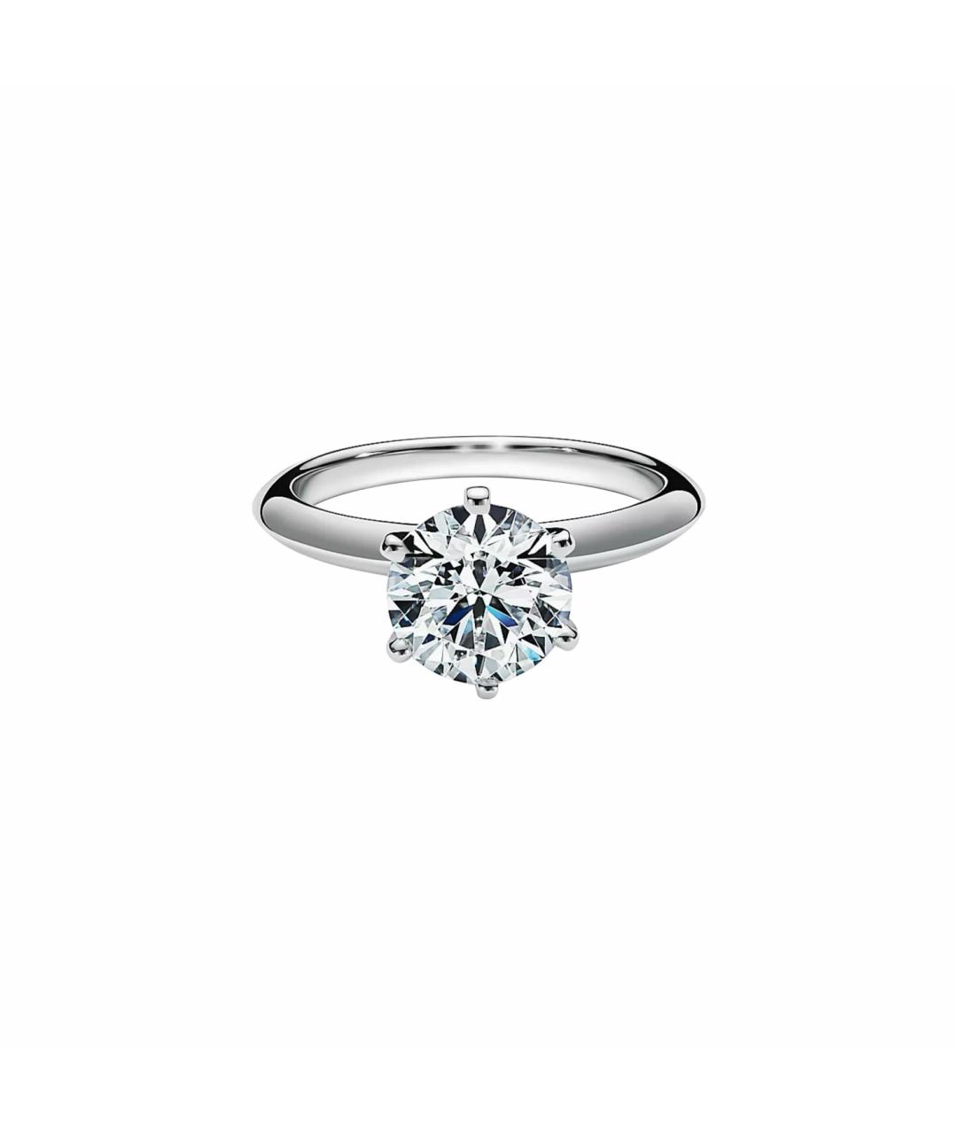 TIFFANY&CO Серебряное платиновое кольцо, фото 1