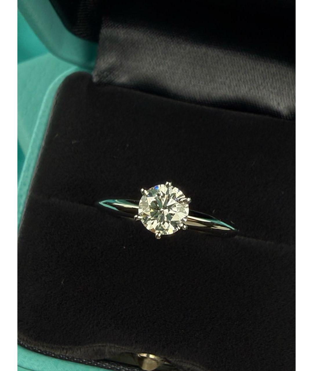 TIFFANY&CO Серебряное платиновое кольцо, фото 2