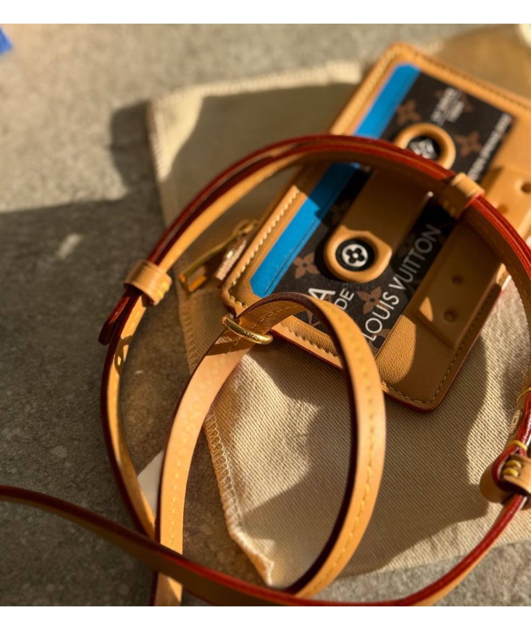 LOUIS VUITTON Коричневый кошелек, фото 8
