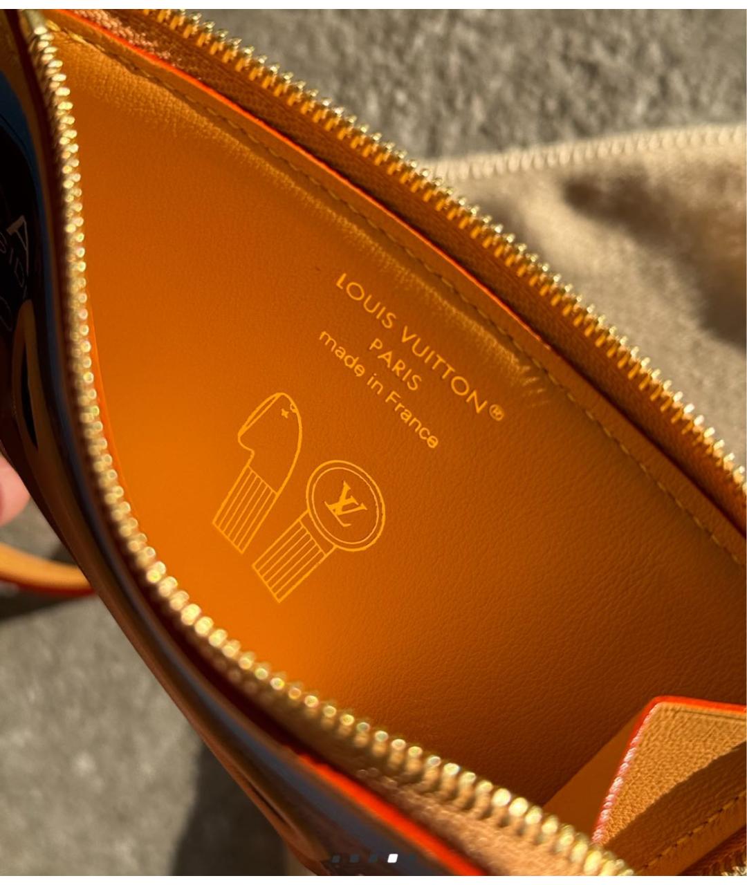 LOUIS VUITTON Коричневый кошелек, фото 6