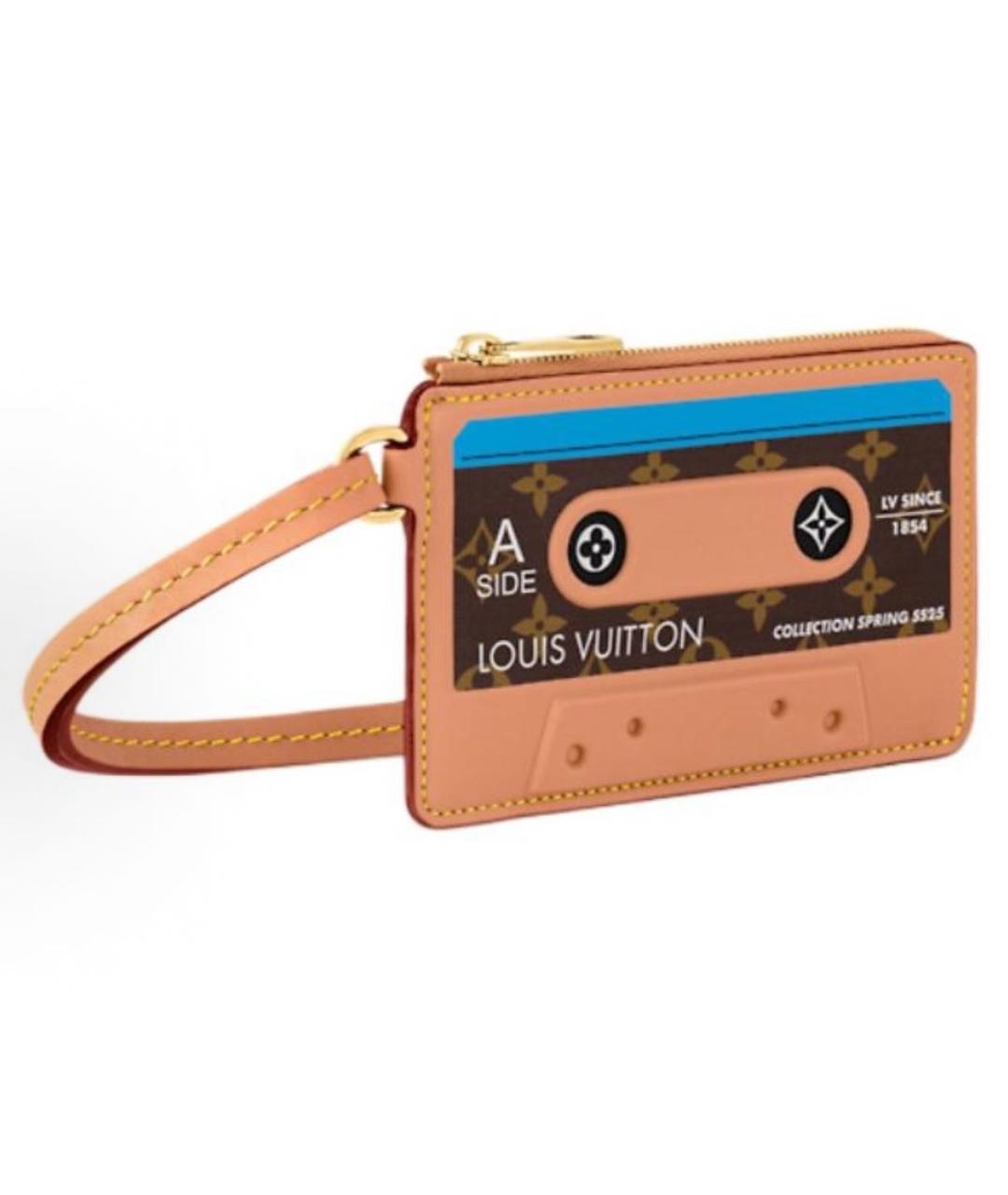 LOUIS VUITTON Коричневый кошелек, фото 3