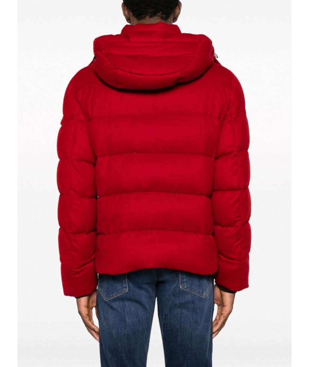 MOORER Красная полиамидовая куртка, фото 2
