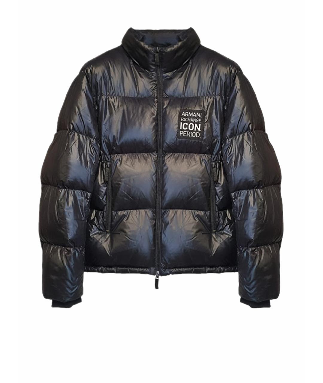 ARMANI EXCHANGE Черный пуховик, фото 1