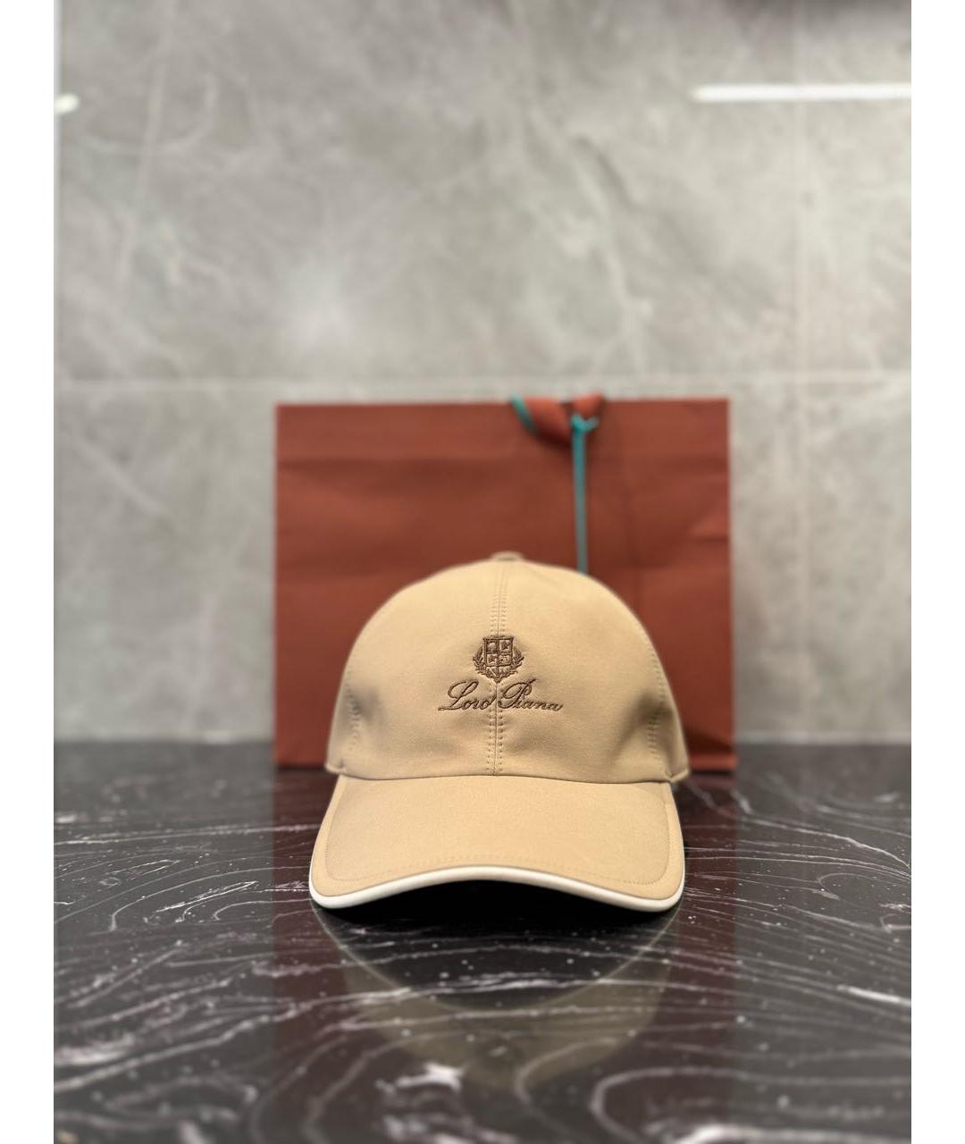 LORO PIANA Бежевая кепка/бейсболка, фото 4