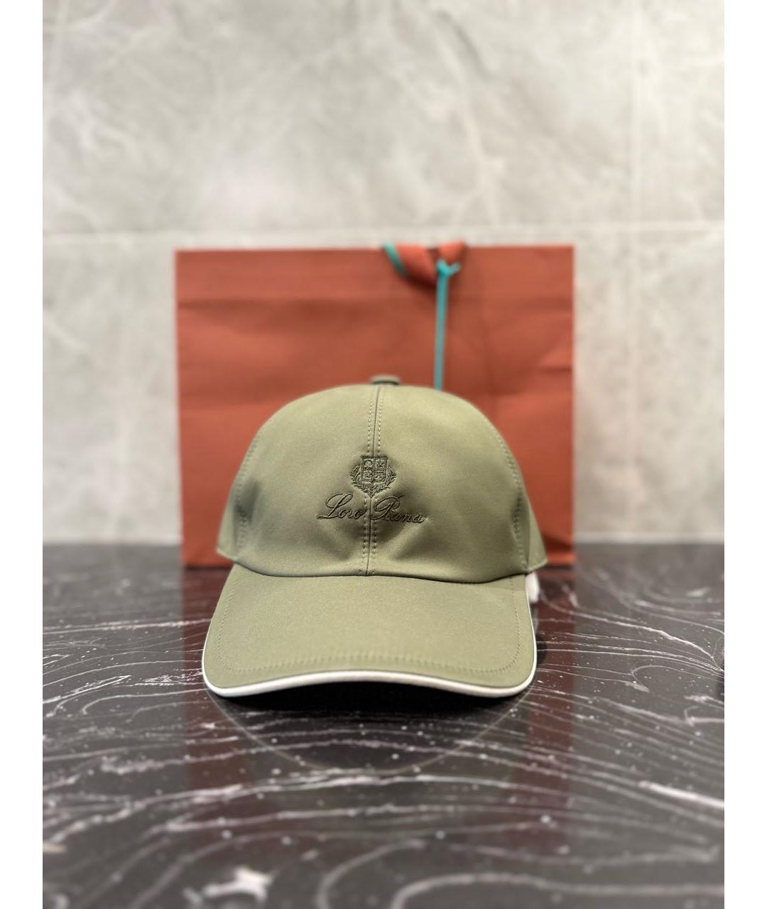 LORO PIANA Хаки кепка/бейсболка, фото 4