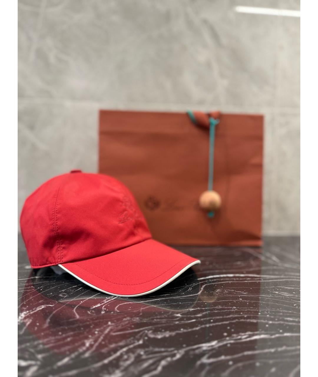 LORO PIANA Красная кепка/бейсболка, фото 2
