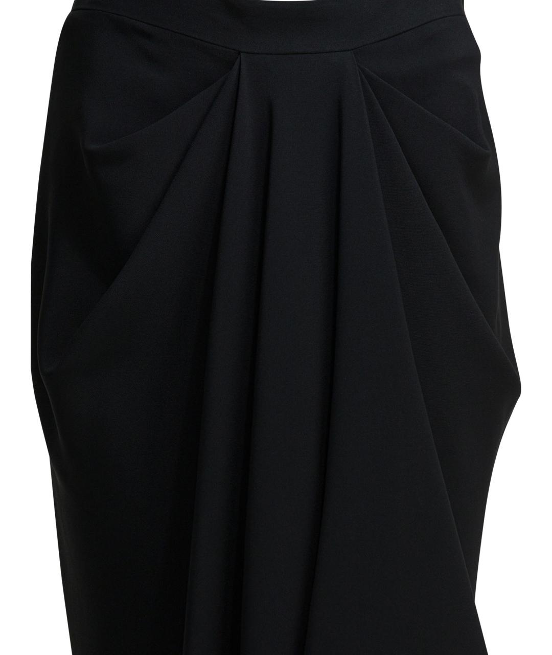 GIVENCHY Черная вискозная юбка миди, фото 3