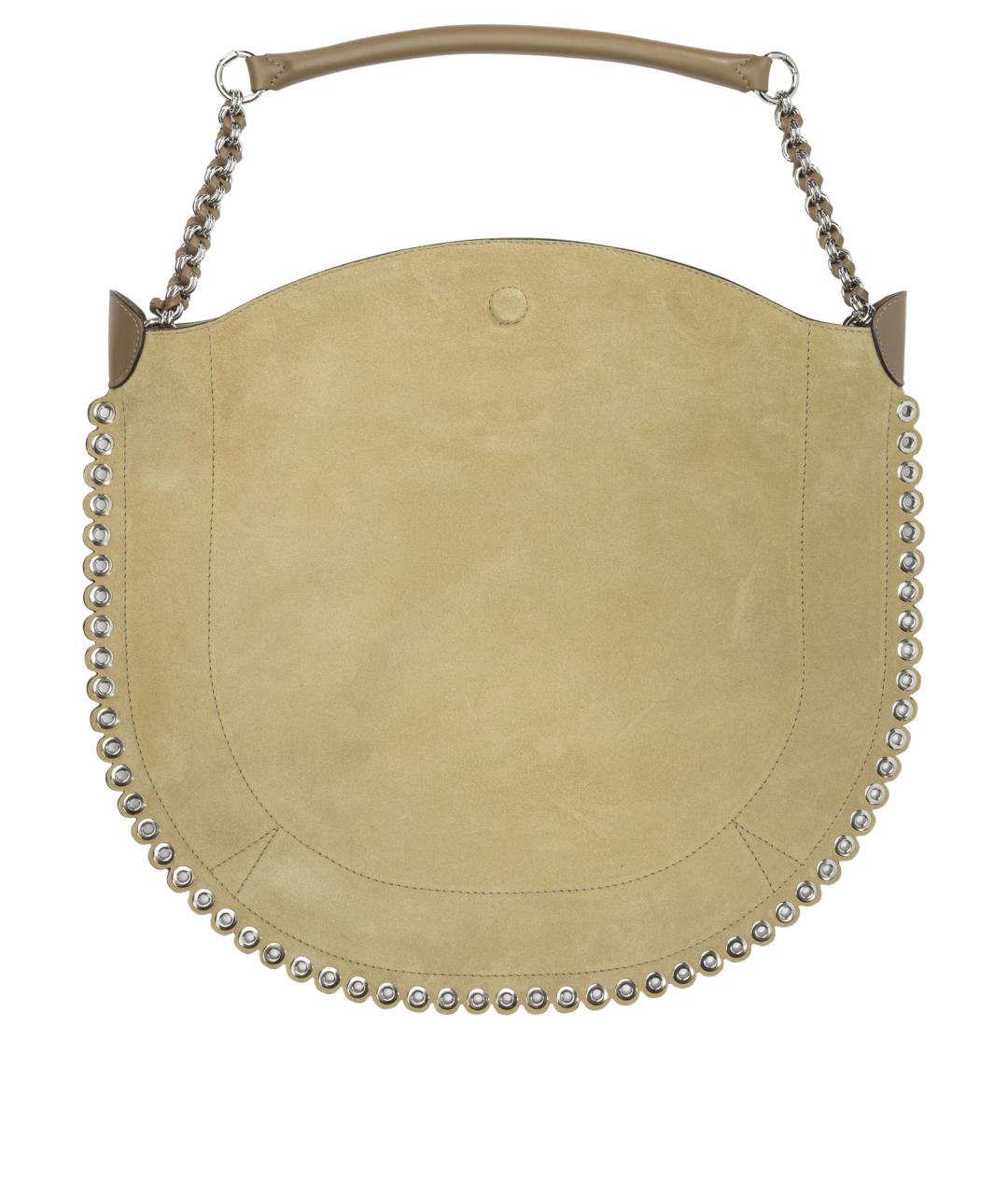 ISABEL MARANT Бежевая кожаная сумка через плечо, фото 2