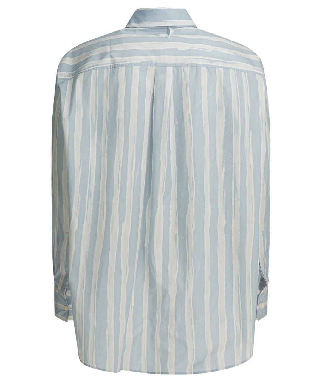 JACQUEMUS Голубая хлопковая кэжуал рубашка, фото 2