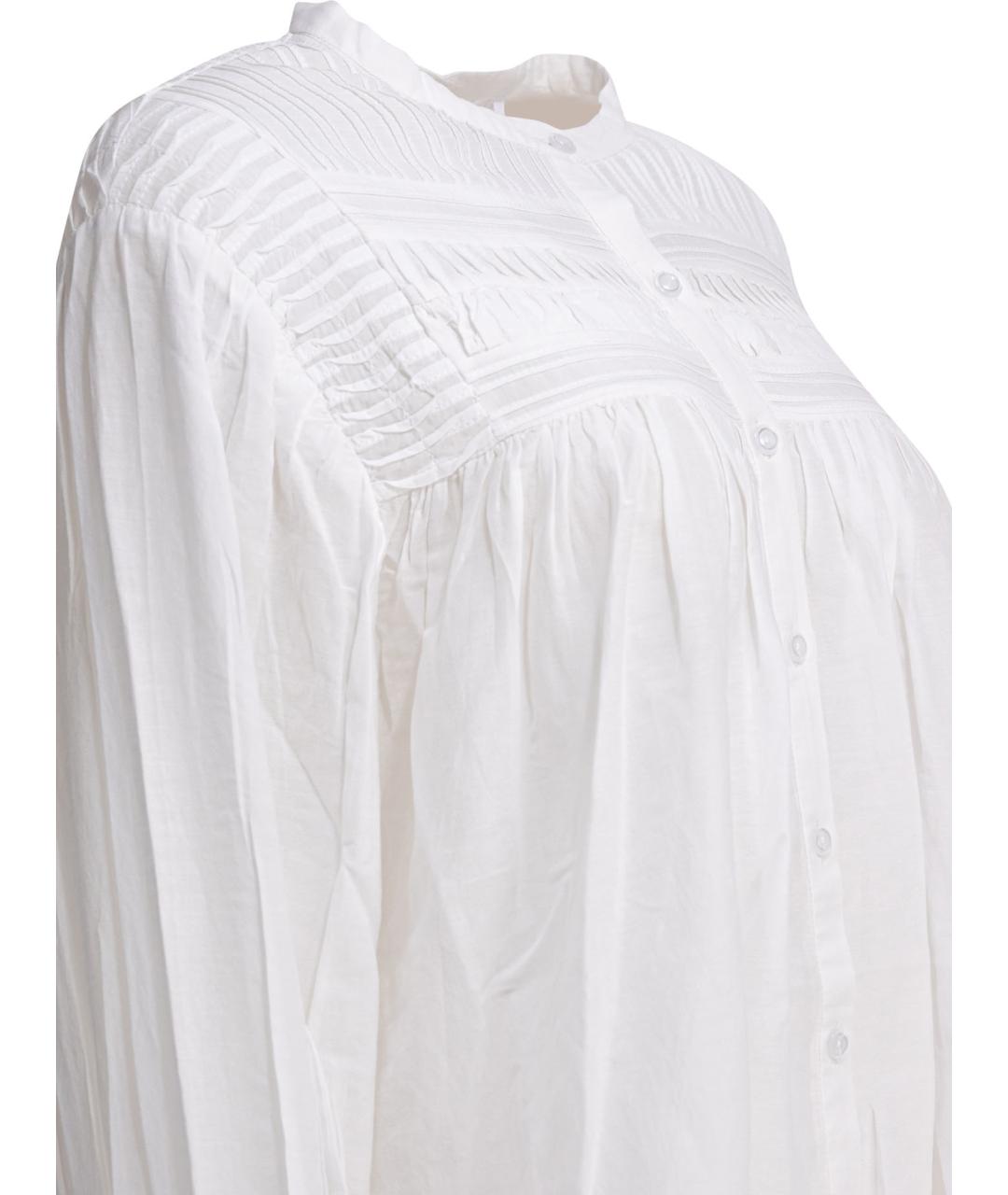 ISABEL MARANT ETOILE Белая хлопковая рубашка, фото 4