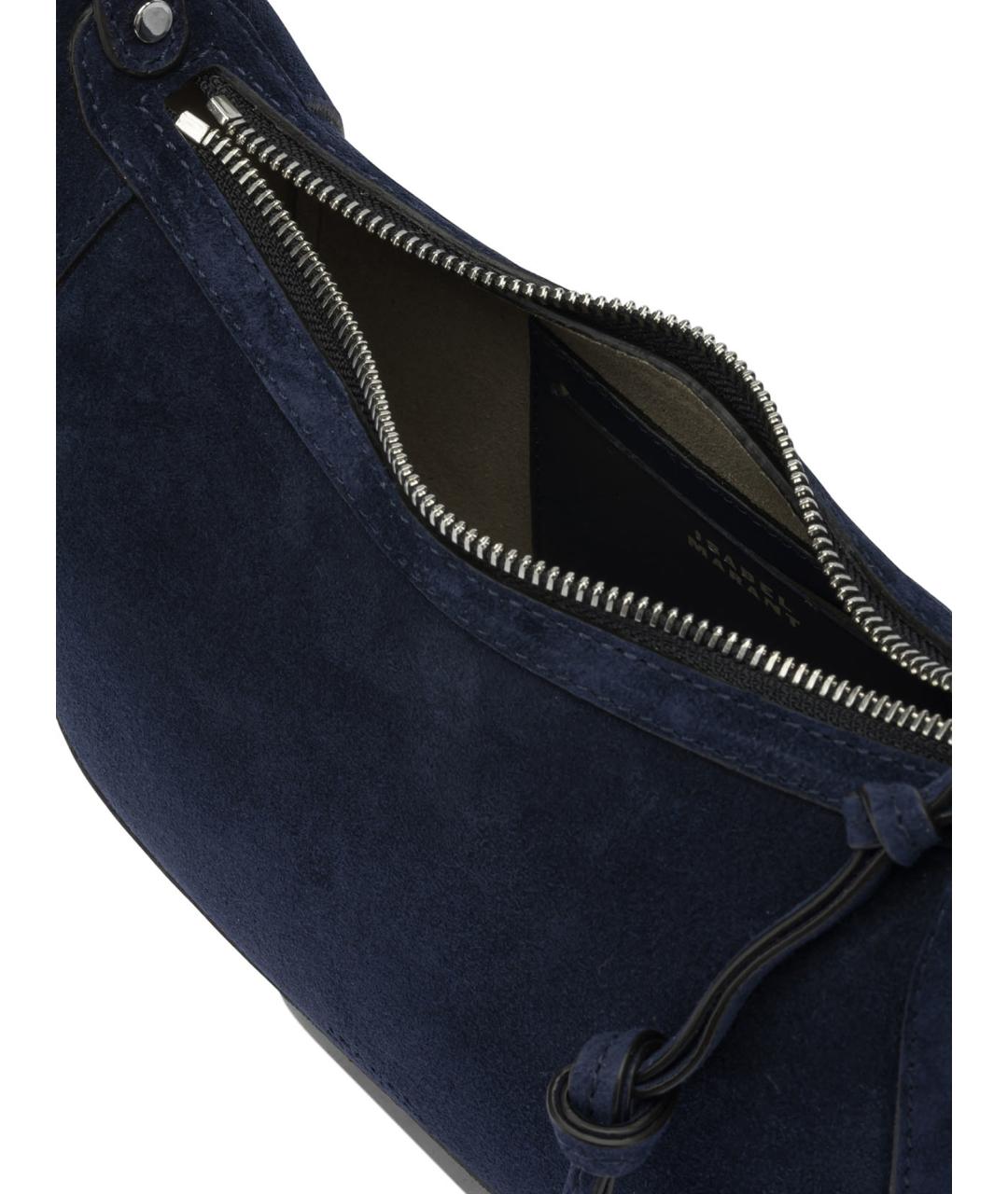 ISABEL MARANT Синяя замшевая сумка через плечо, фото 5