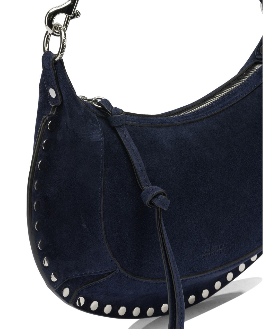 ISABEL MARANT Синяя замшевая сумка через плечо, фото 4